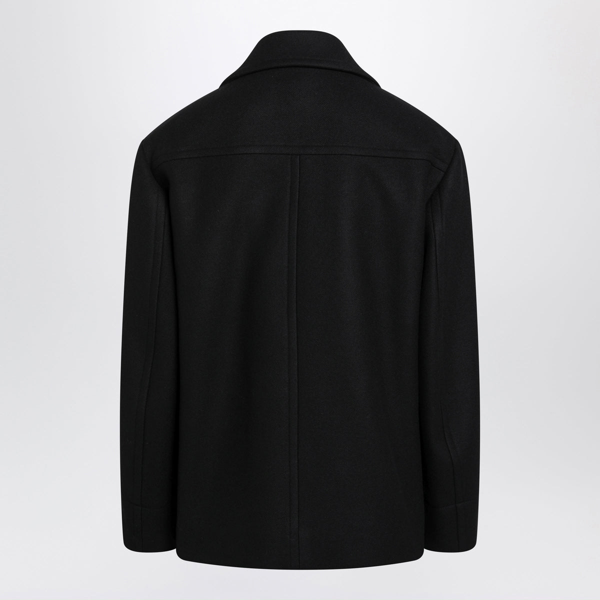 Dries Van Noten Black Wool Blend Coat Men DRIES VAN NOTEN