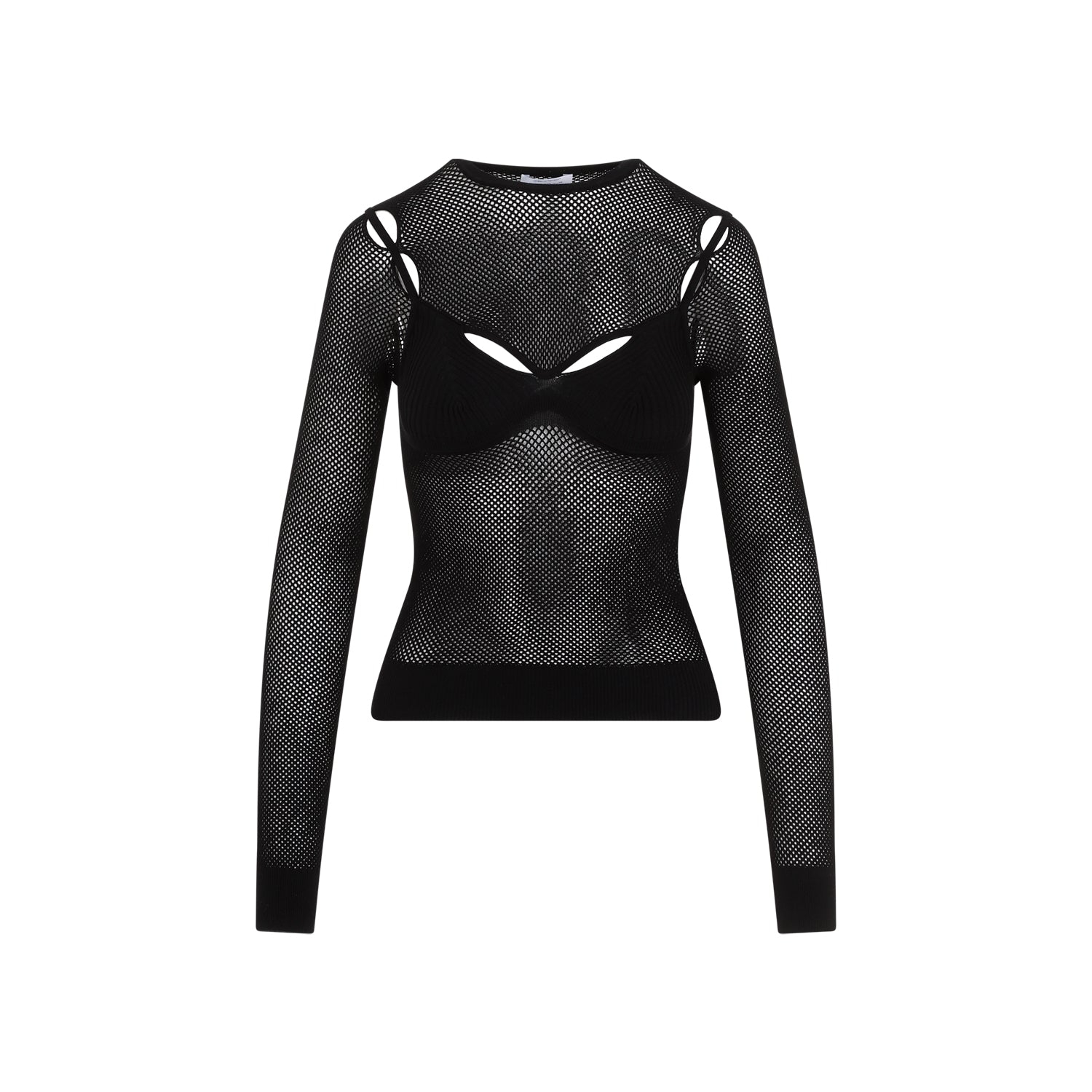 Off White Net Arrow Bralette Top Women OFF-WHITE