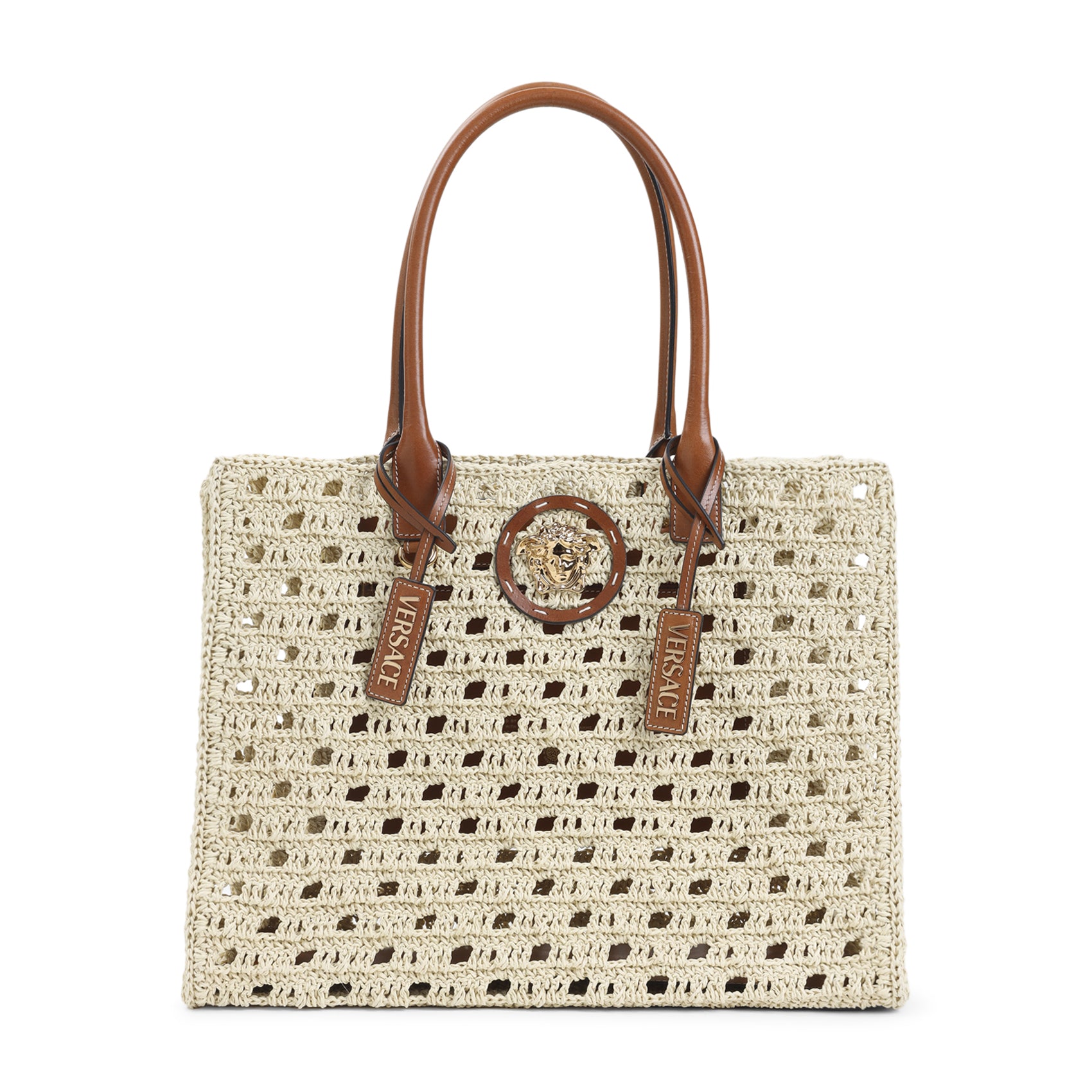 Versace Rafia Large Tote Bag Women VERSACE