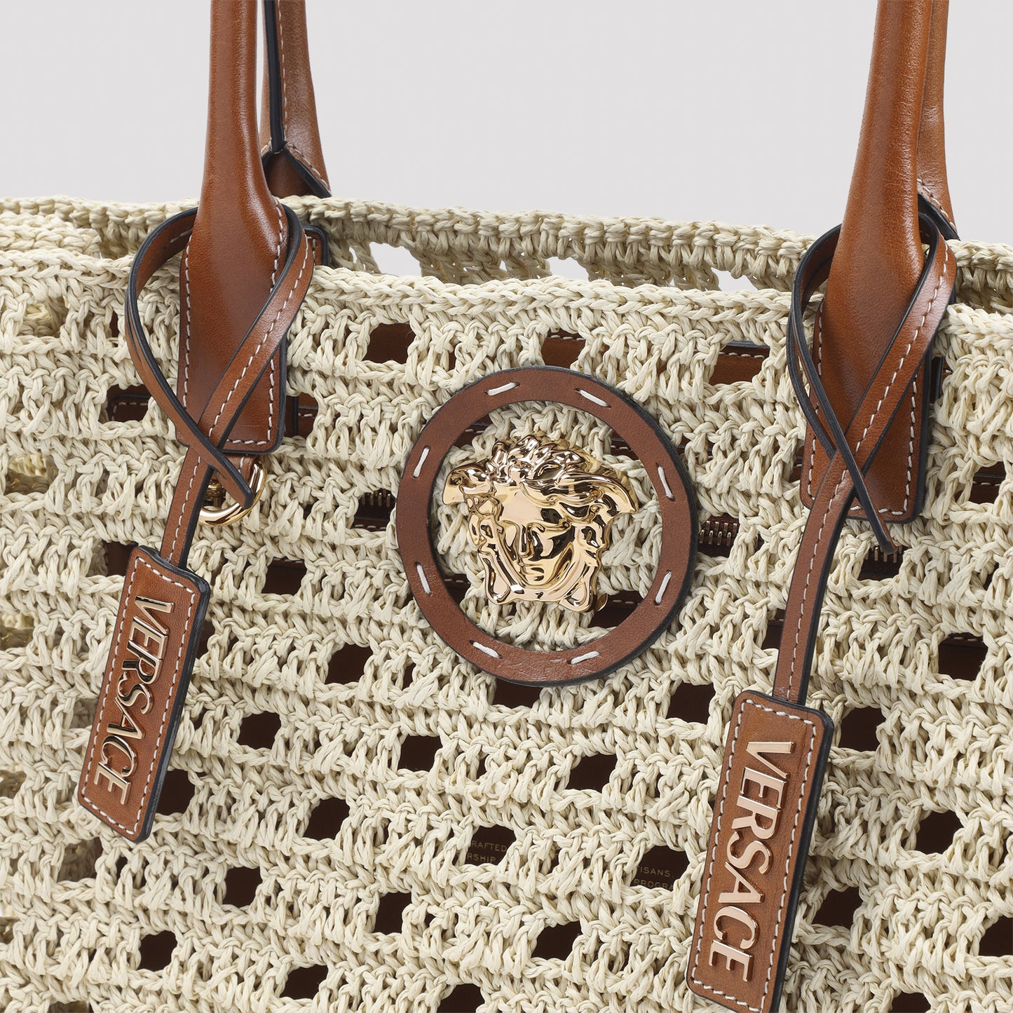 Versace Rafia Large Tote Bag Women VERSACE