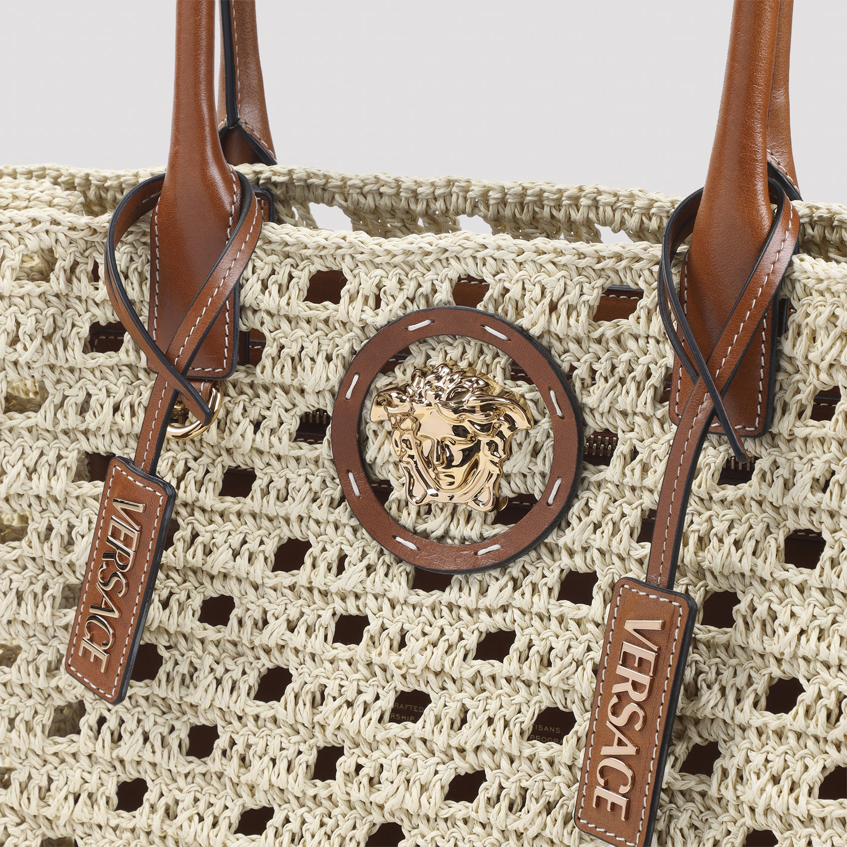 Versace Rafia Large Tote Bag Women VERSACE