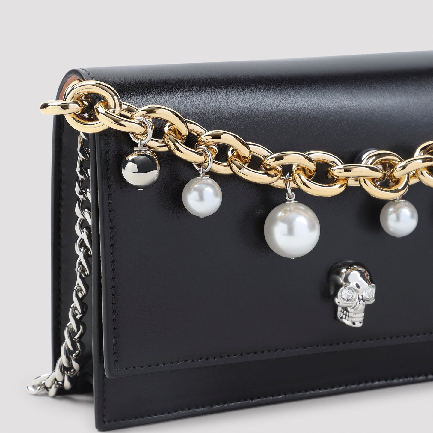 Alexander Mcqueen Small Skull Clutch Women ALEXANDER MCQUEEN