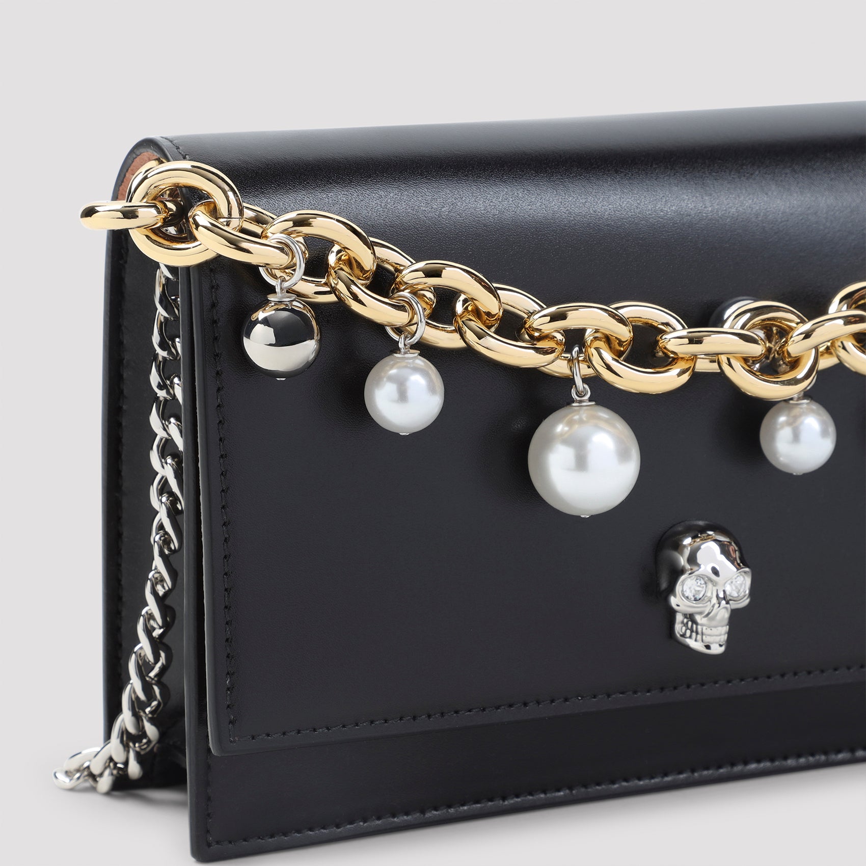 Alexander Mcqueen Small Skull Clutch Women ALEXANDER MCQUEEN