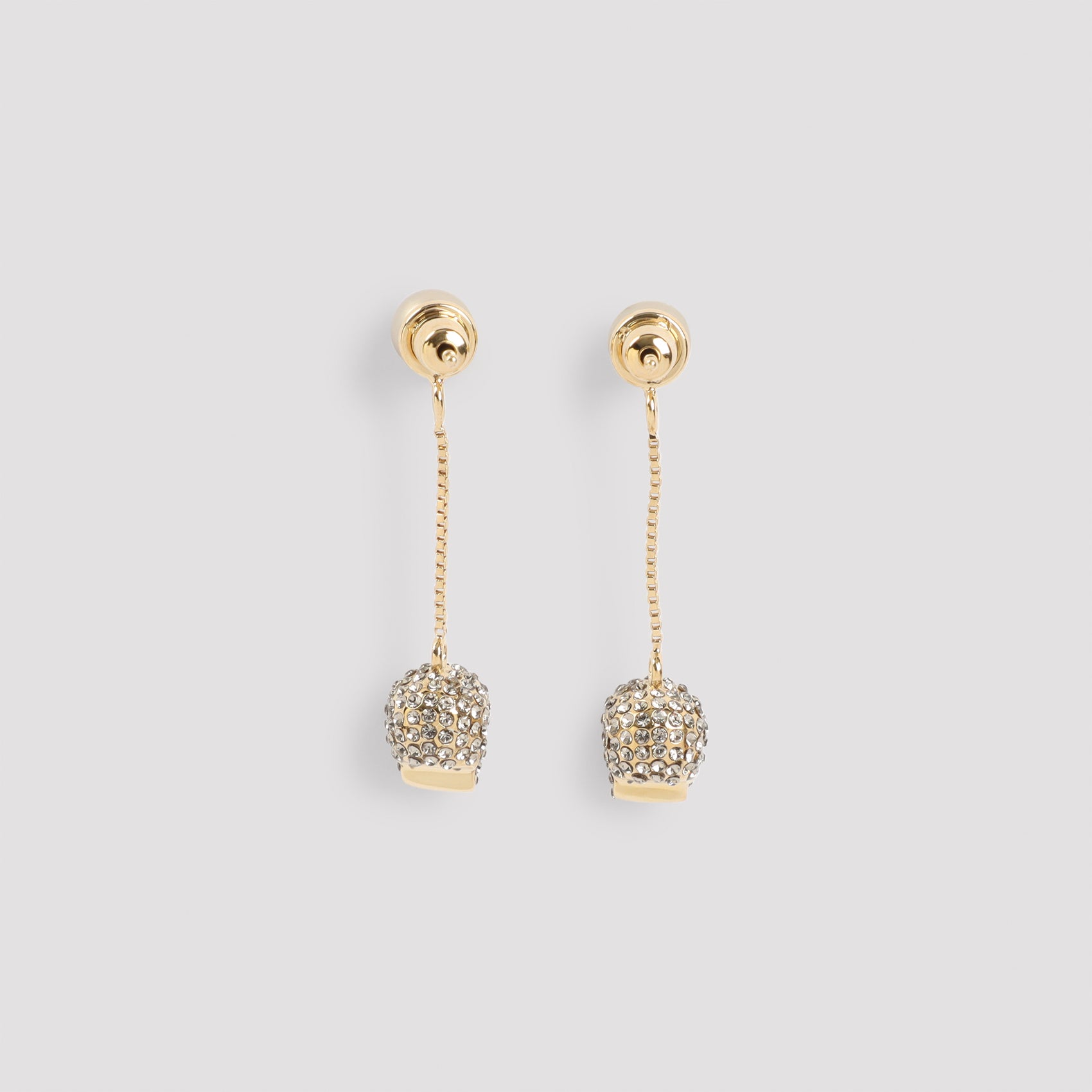 Alexander Mcqueen Pave Skull Earrings Women ALEXANDER MCQUEEN