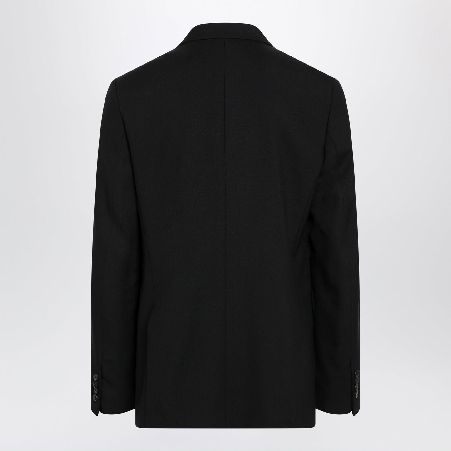 Dries Van Noten Black Double-Breasted Jacket In Wool Men DRIES VAN NOTEN