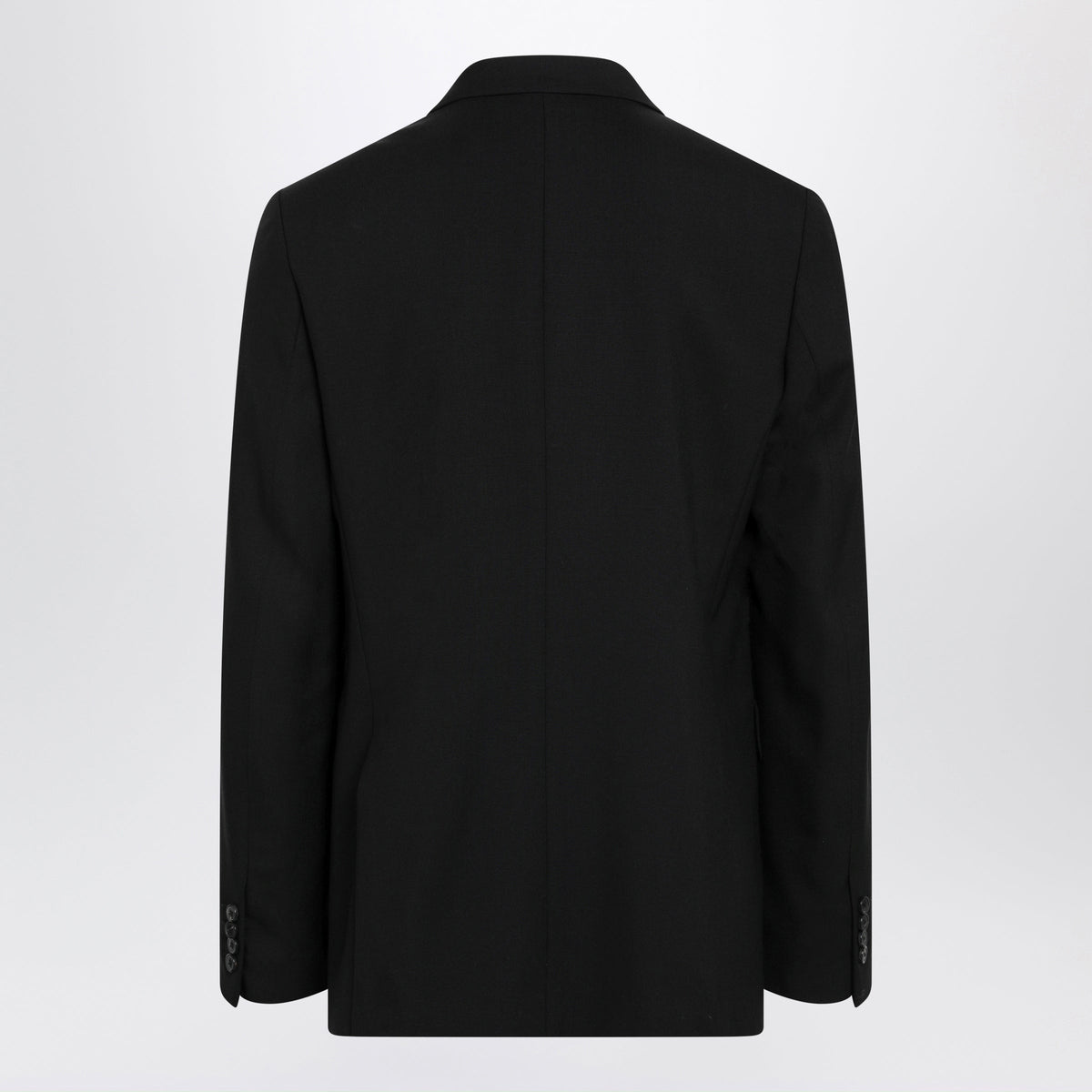 Dries Van Noten Black Double-Breasted Jacket In Wool Men DRIES VAN NOTEN