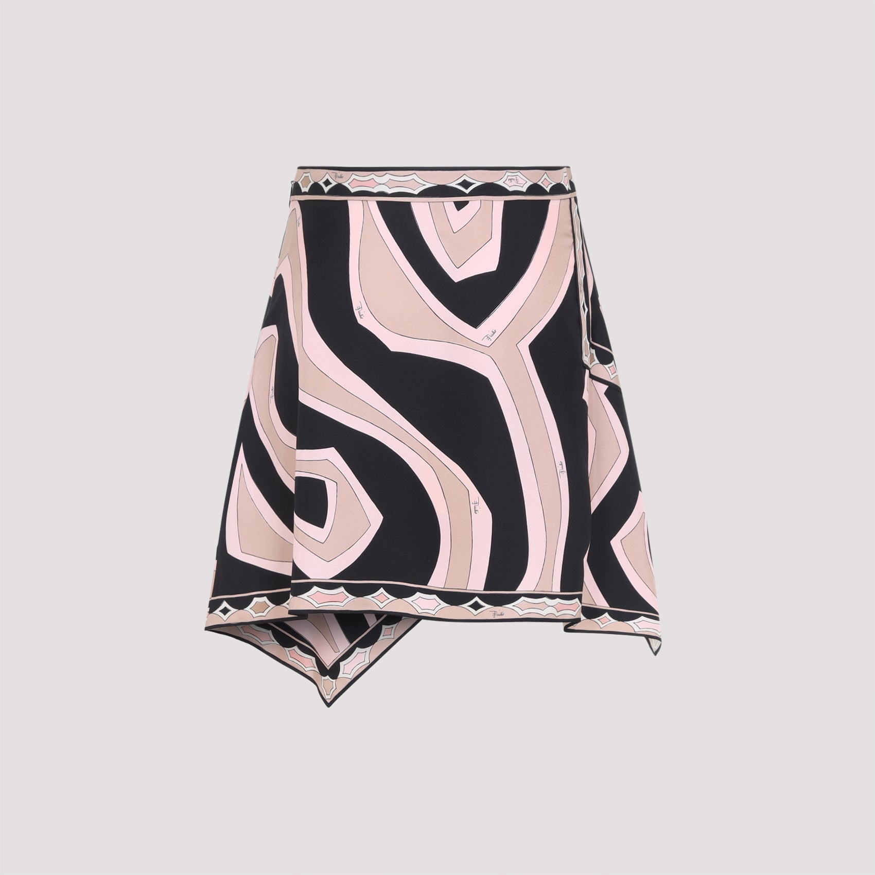 Pucci Silk Twill Mini Skirt Women PUCCI