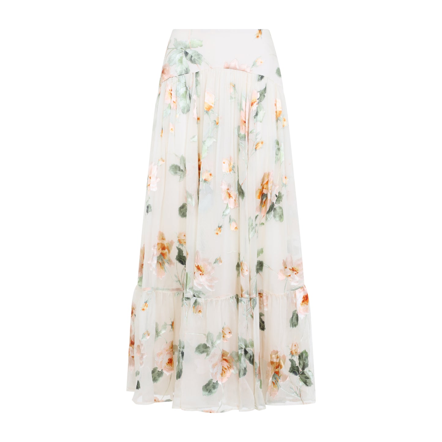 Zimmermann Carousel Burnout Midi Skirt Women ZIMMERMANN