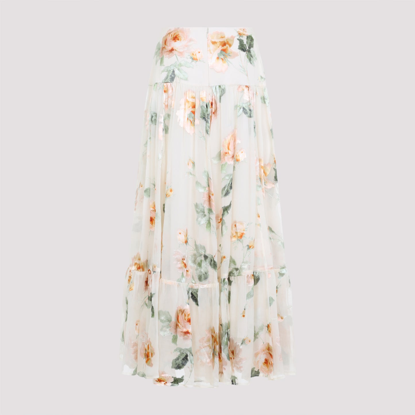 Zimmermann Carousel Burnout Midi Skirt Women ZIMMERMANN