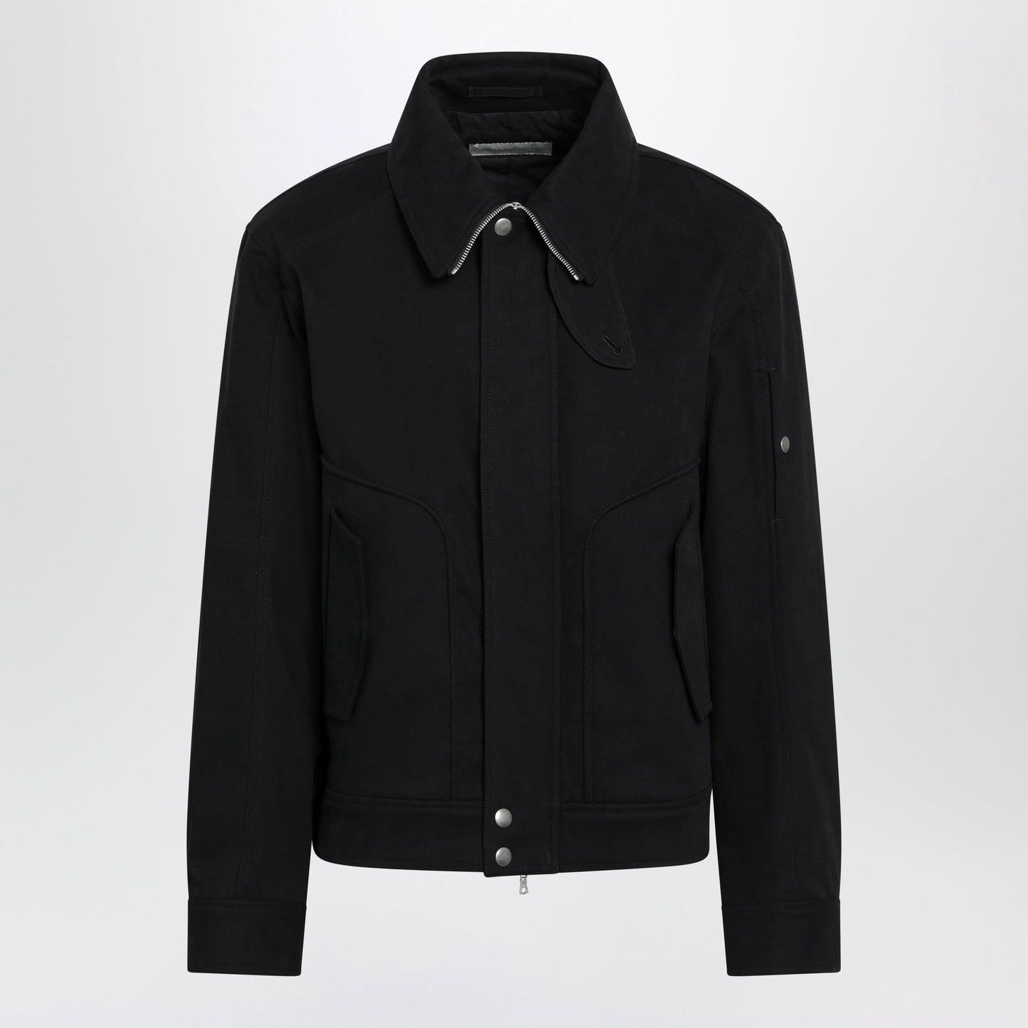 Dries Van Noten Black Cotton Jacket Men DRIES VAN NOTEN