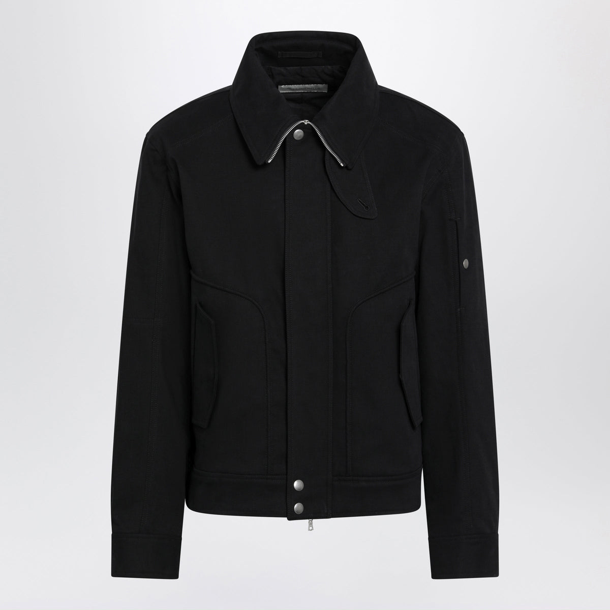Dries Van Noten Black Cotton Jacket Men DRIES VAN NOTEN
