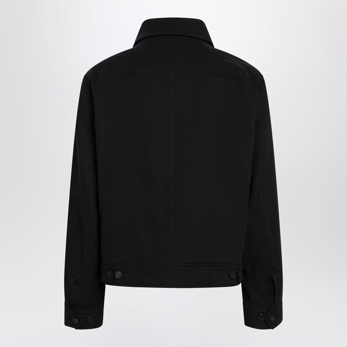 Dries Van Noten Black Cotton Jacket Men DRIES VAN NOTEN