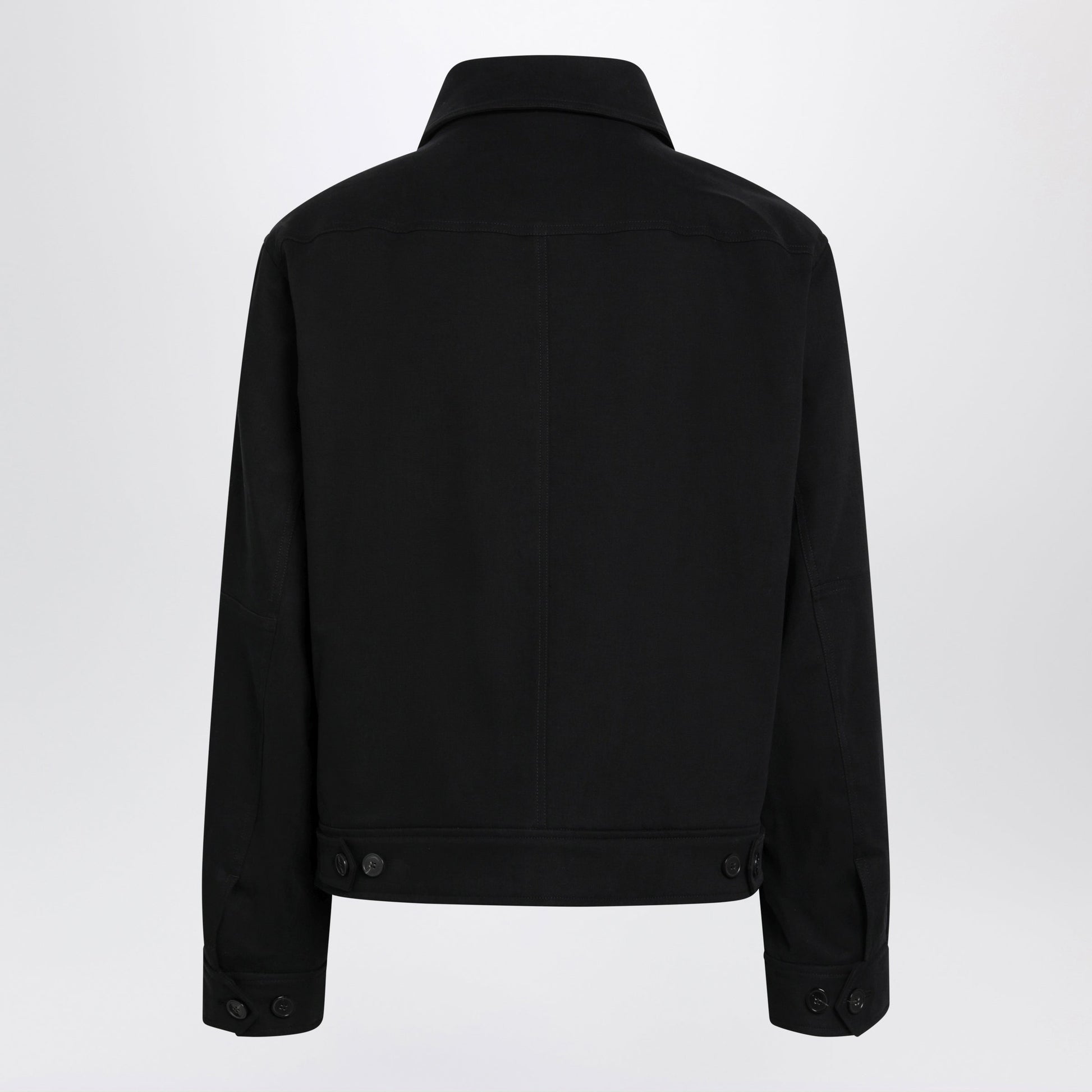 Dries Van Noten Black Cotton Jacket Men DRIES VAN NOTEN