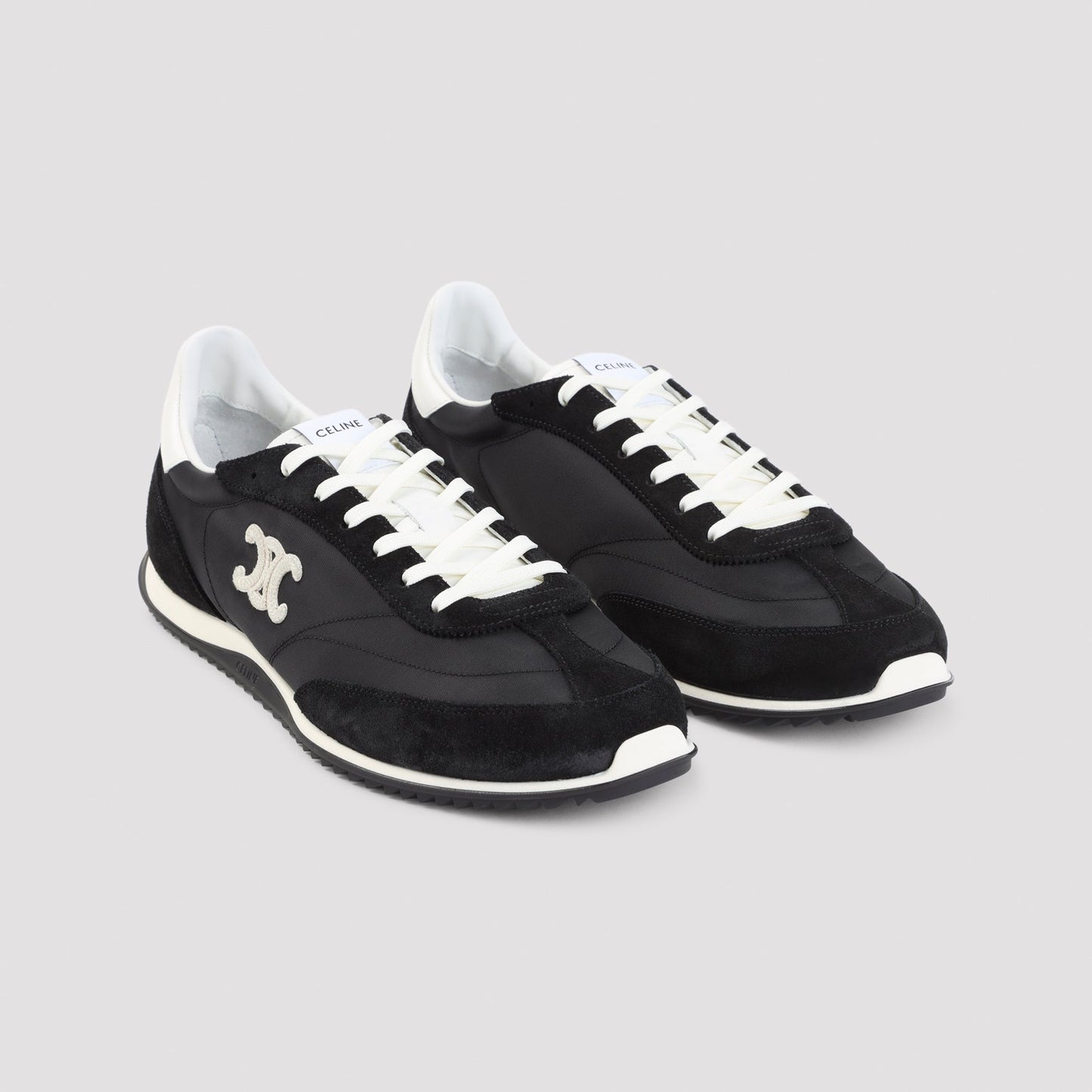 Celine Low Lace-Up Sneakers With Triomphe Men CELINE
