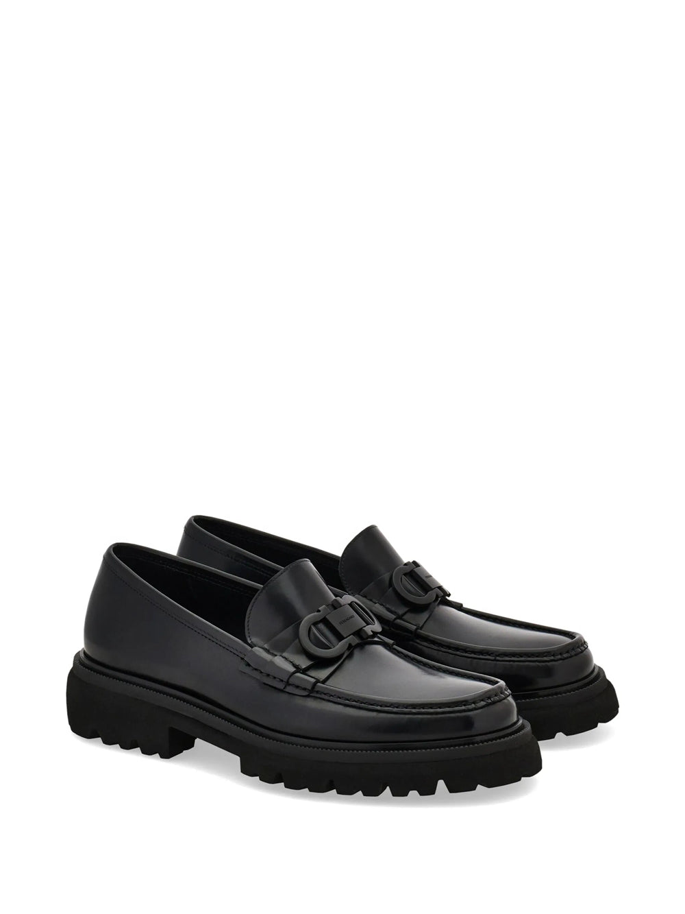 Ferragamo Men Gancini Ornament Loafers FERRAGAMO