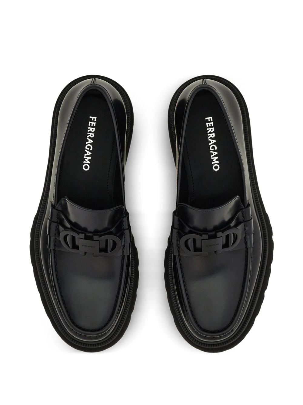 Ferragamo Men Gancini Ornament Loafers FERRAGAMO