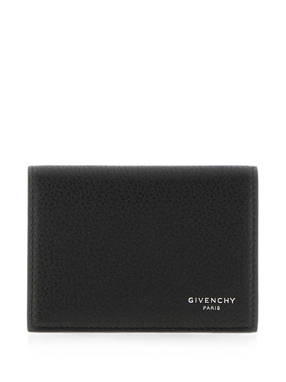 Givenchy Men Logo-Print Grained Leather Bi-Fold Card Holder GIVENCHY
