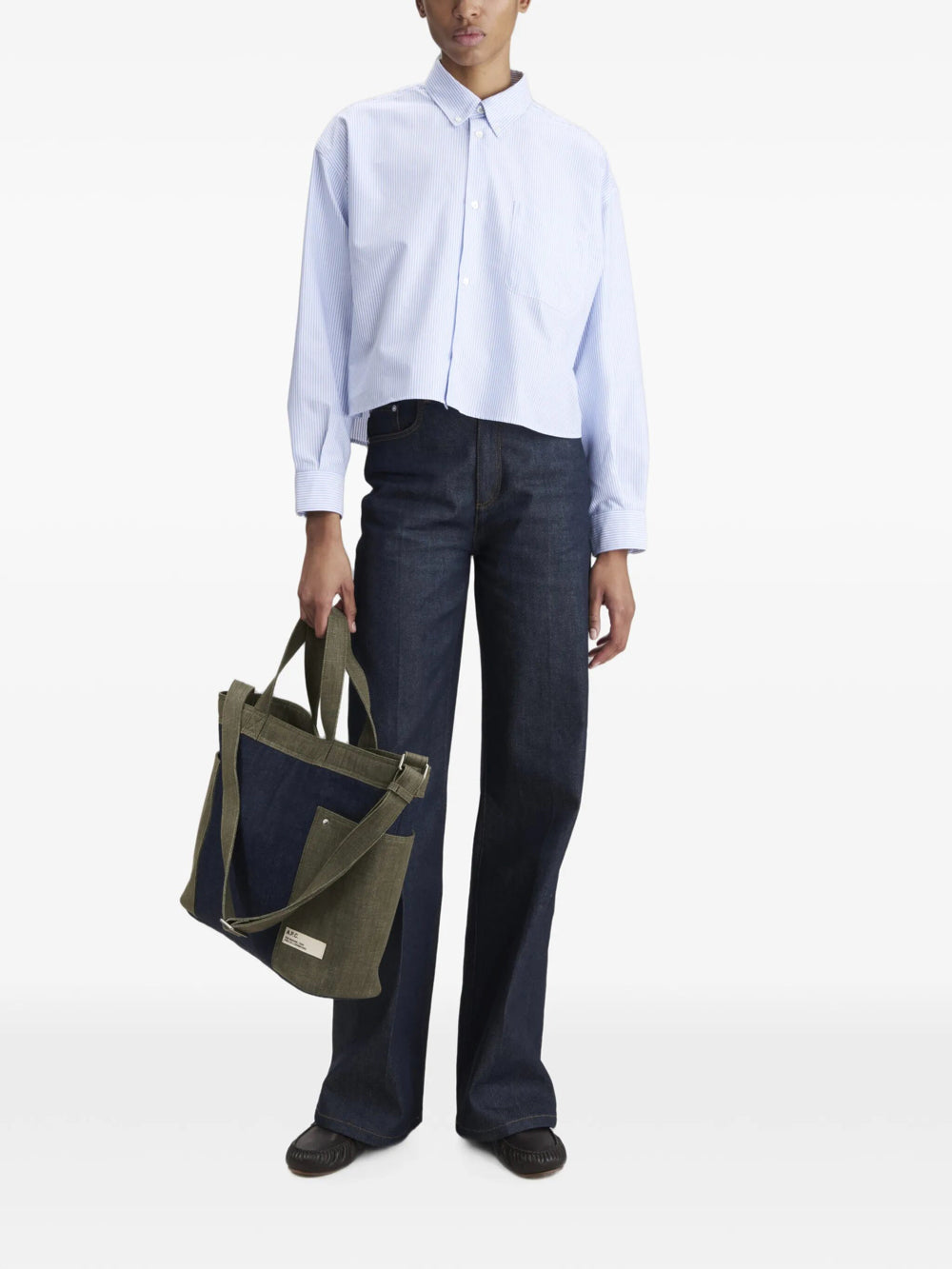 A.P.C. Women Sophia Button Down Striped Shirt A.P.C.