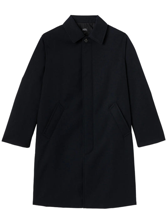Water-Repellent Wool Mac Women A.P.C.