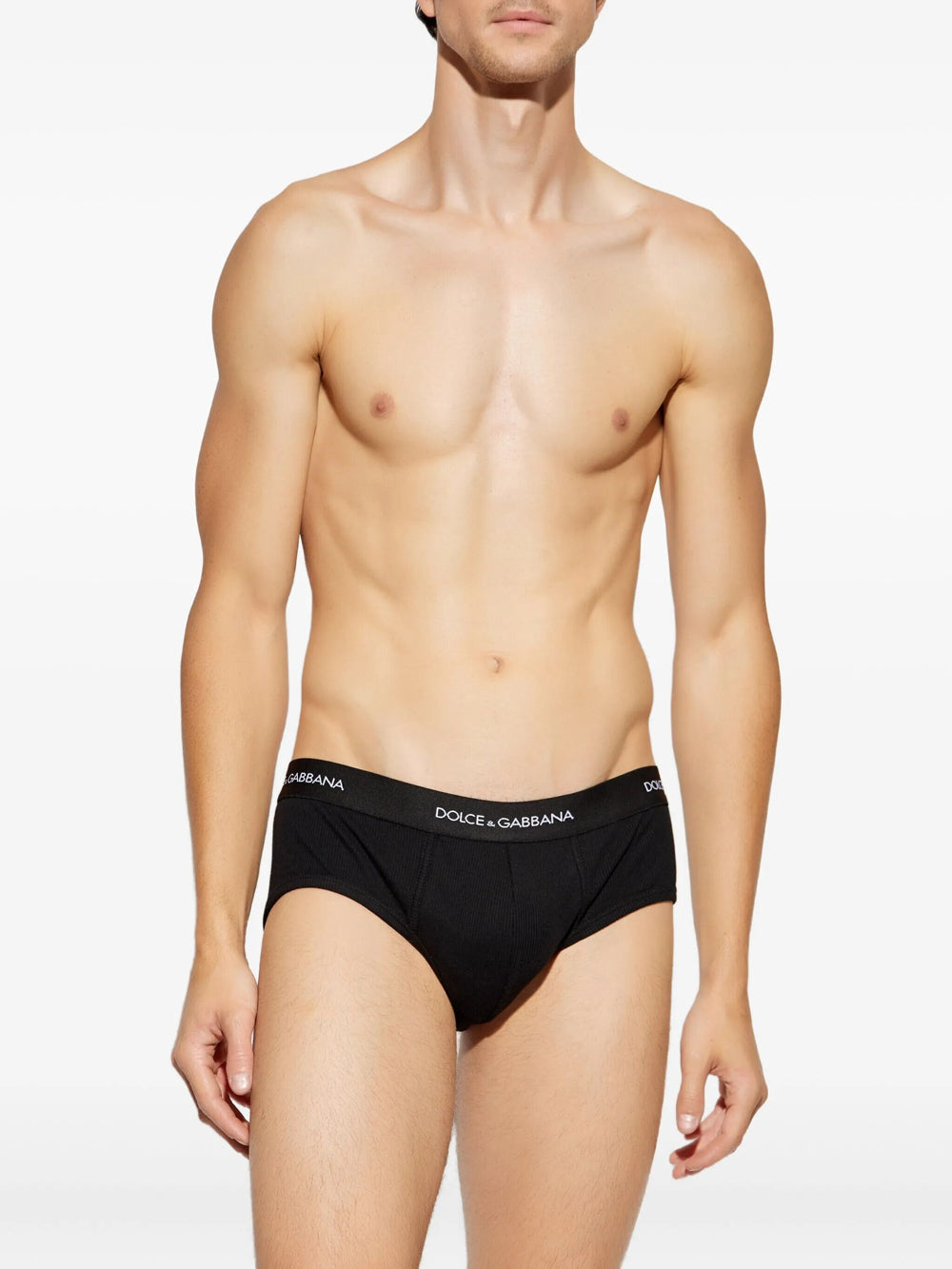 Dolce & Gabbana Men Stretch Jersey Regular-Fit Brando Briefs 2-Pack DOLCE & GABBANA