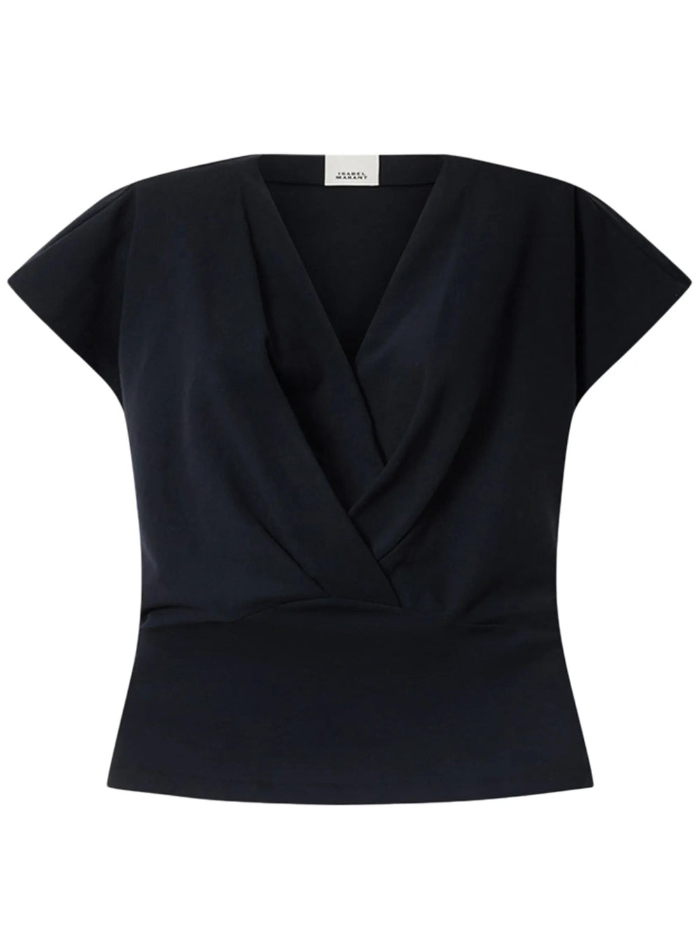 Isabel Marant Women Nadrine Draped Cotton Jersey T-Shirt ISABEL MARANT
