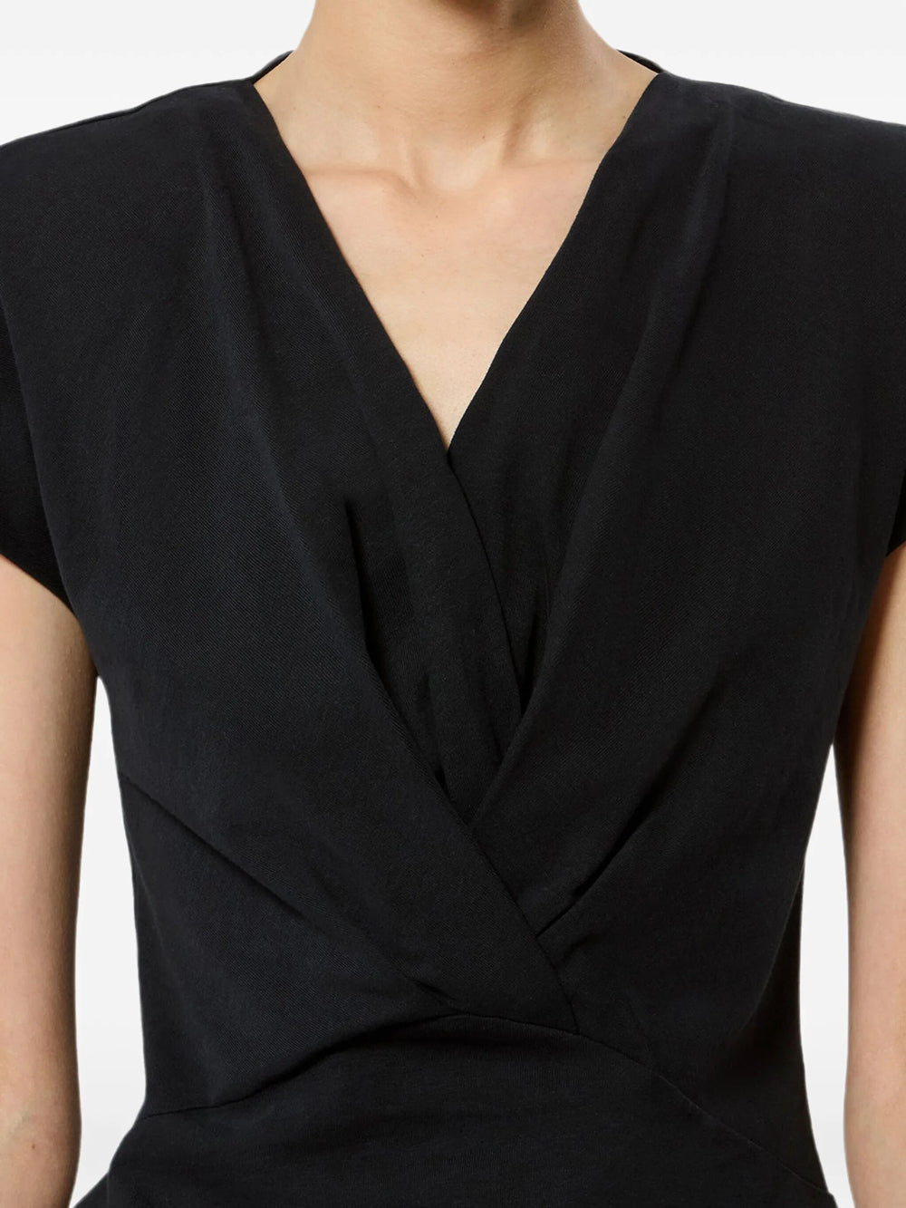 Isabel Marant Women Nadrine Draped Cotton Jersey T-Shirt ISABEL MARANT