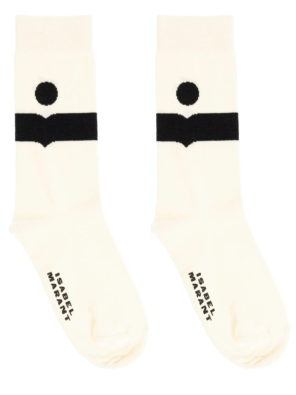 Isabel Marant Women Nesson Mid-Length Socks With Logo ISABEL MARANT