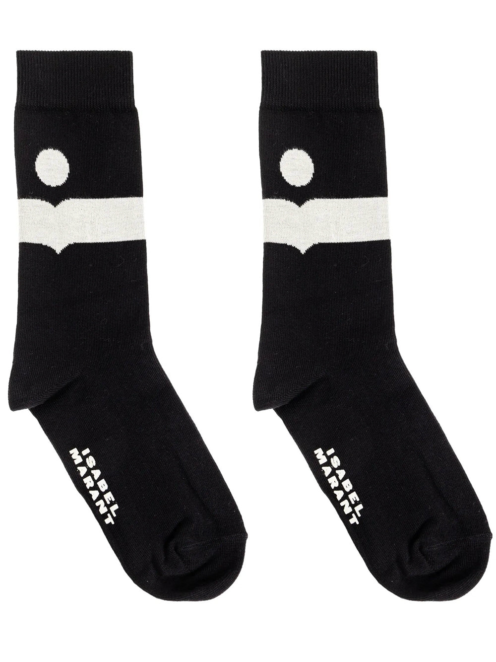 Isabel Marant Women Nesson Mid-Length Socks With Logo ISABEL MARANT