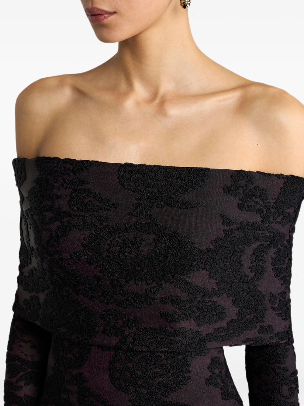 Etro Women Sweater In Chenille Jacquard With Paisley Foliage Motif ETRO