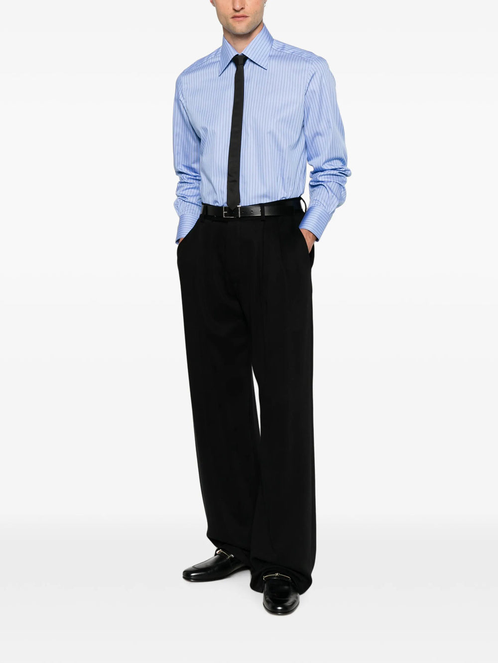 Tom Ford Men Striped Cotton Shirt TOM FORD