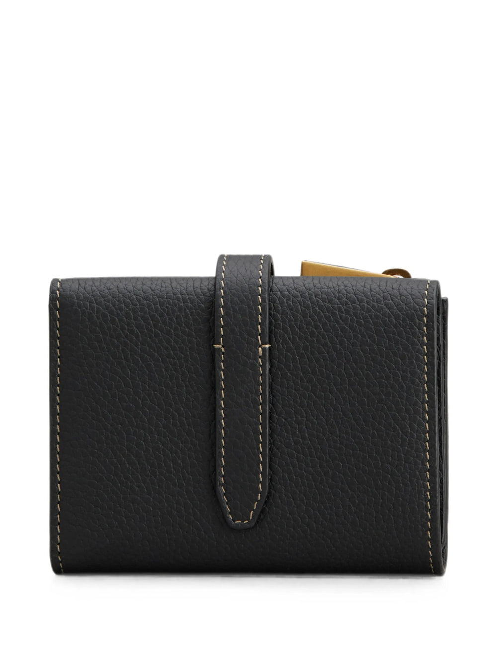 Tod's Women Tri-Fold Leather Wallet With Strap And Mini T Timeless Accessory TOD'S