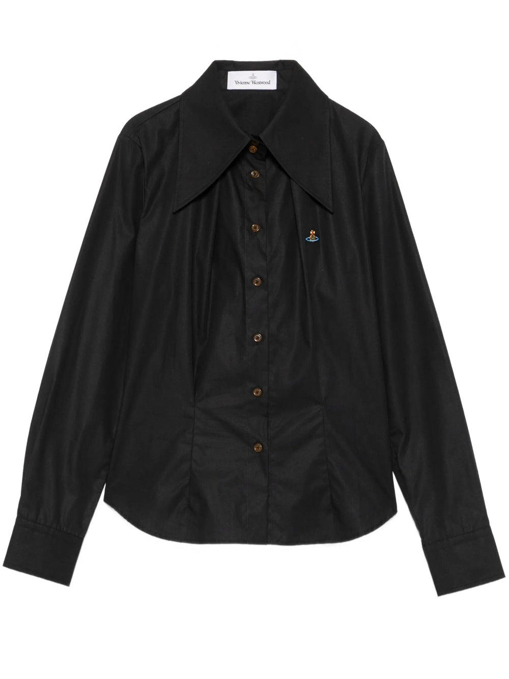 Vivienne Westwood Women Violin Orb-Embroidered Cotton Shirt VIVIENNE WESTWOOD