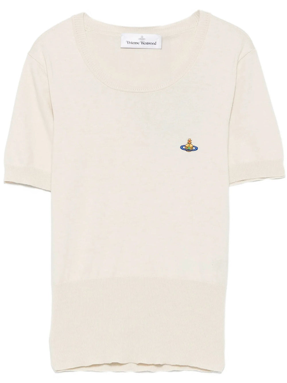 Vivienne Westwood Women Bea Orb-Embroidered Short-Sleeve Top VIVIENNE WESTWOOD