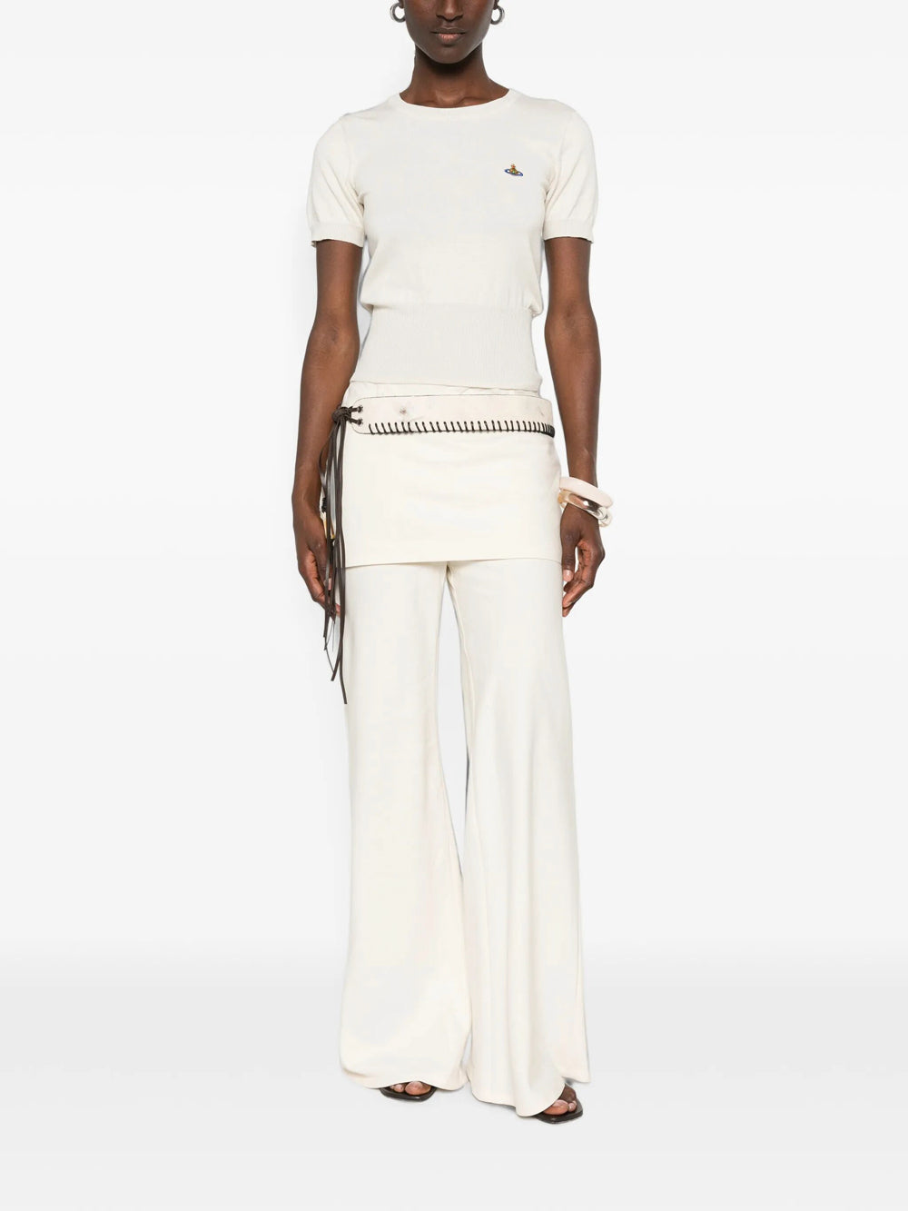 Vivienne Westwood Women Bea Orb-Embroidered Short-Sleeve Top VIVIENNE WESTWOOD