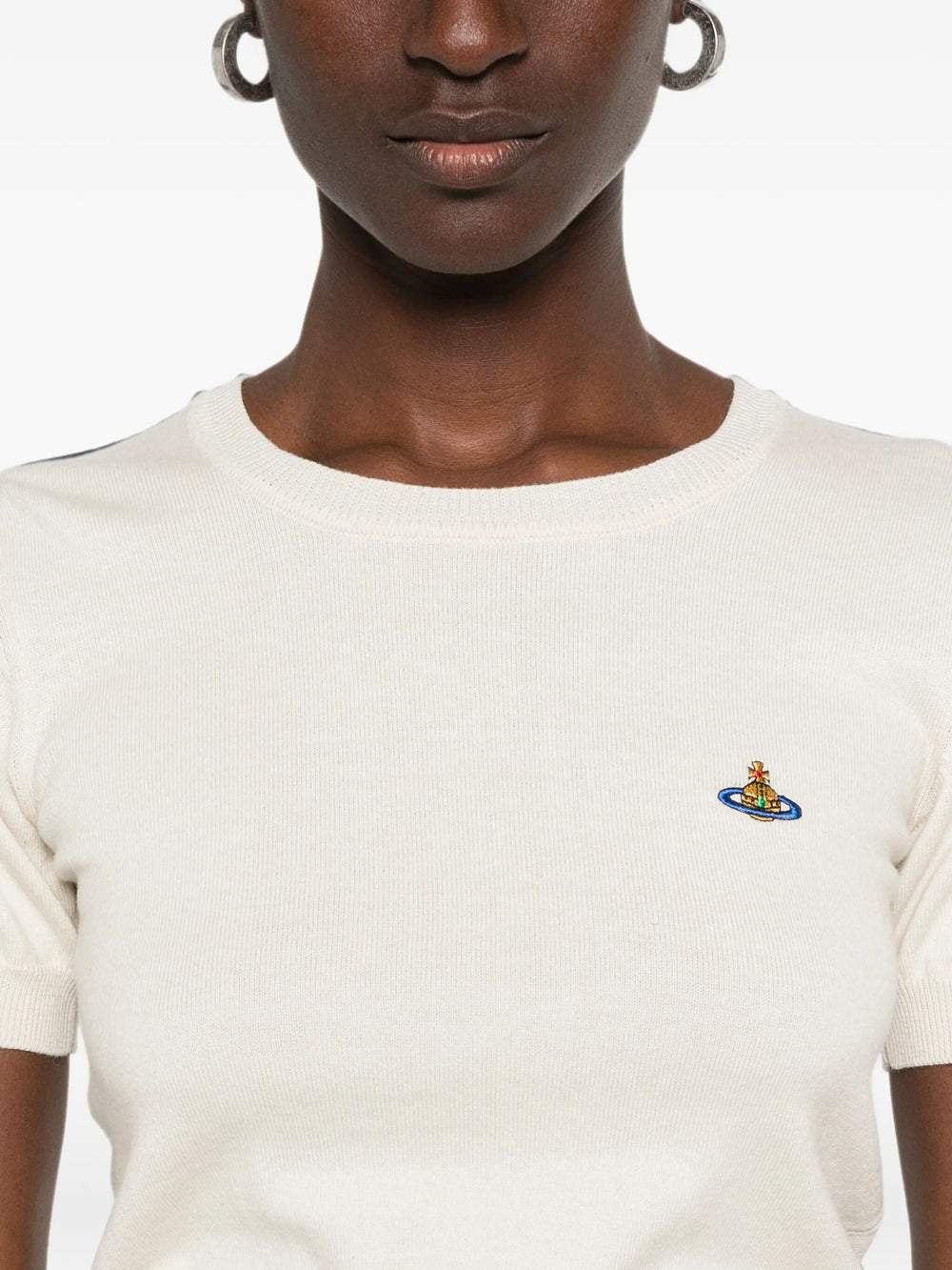Vivienne Westwood Women Bea Orb-Embroidered Short-Sleeve Top VIVIENNE WESTWOOD