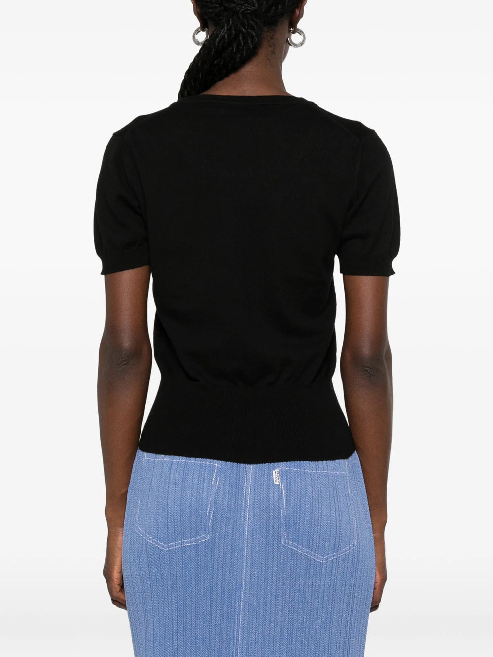Vivienne Westwood Women Bea Orb-Embroidered Short-Sleeve Top VIVIENNE WESTWOOD