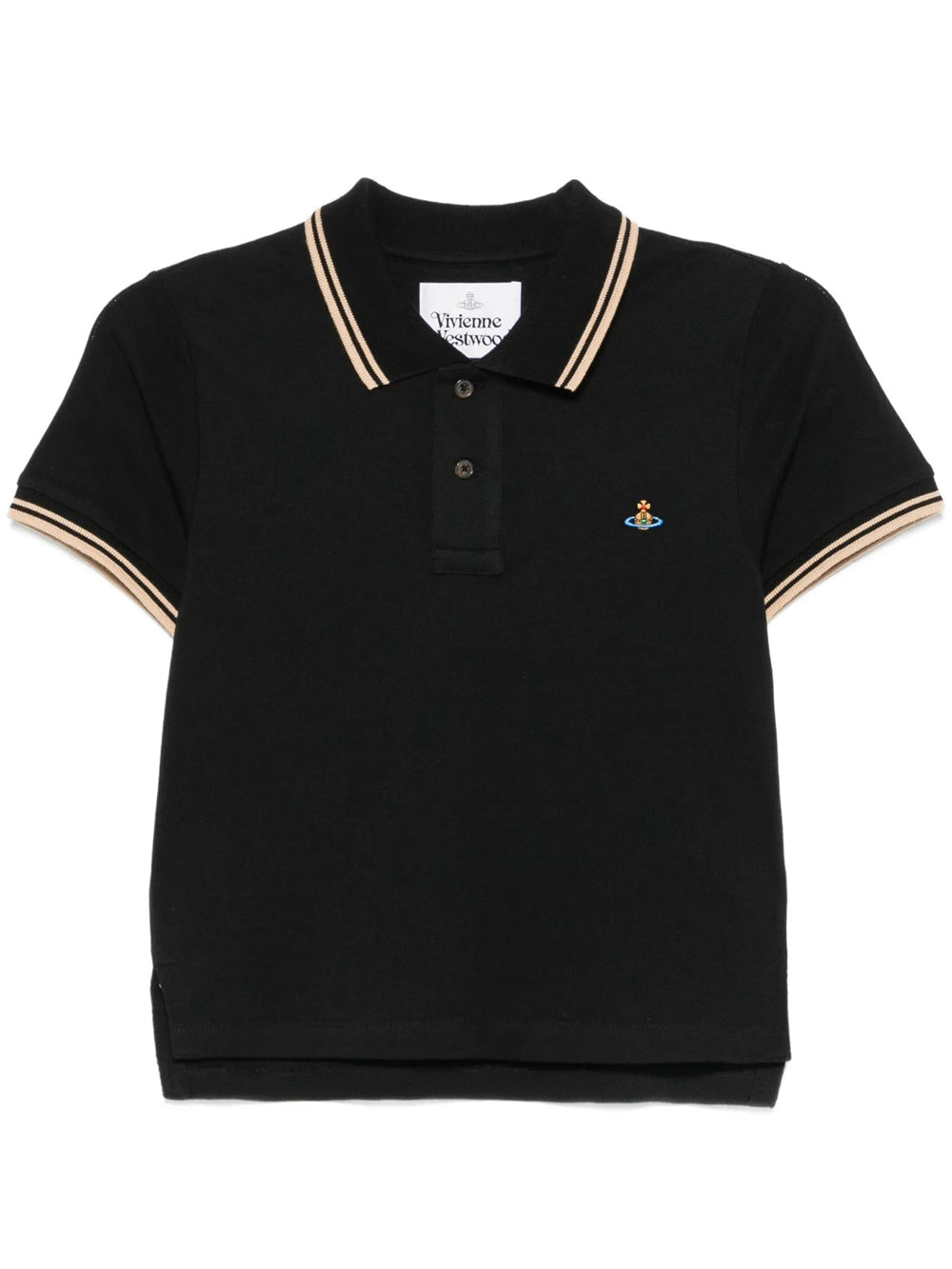 Vivienne Westwood Women Mini Classic Polo Shirt With Orb Embroidery VIVIENNE WESTWOOD