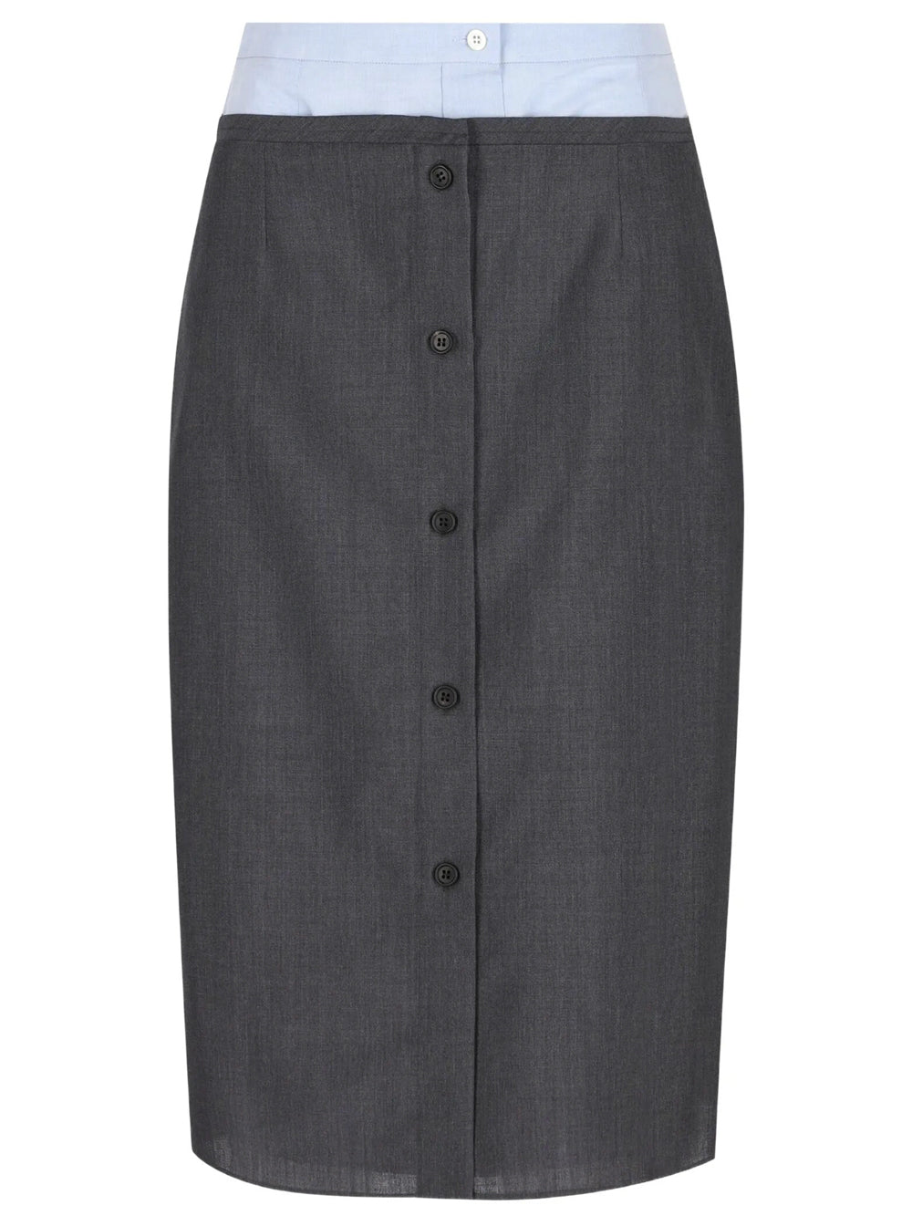 Prada Women Gonna Midi Con Bottoni PRADA