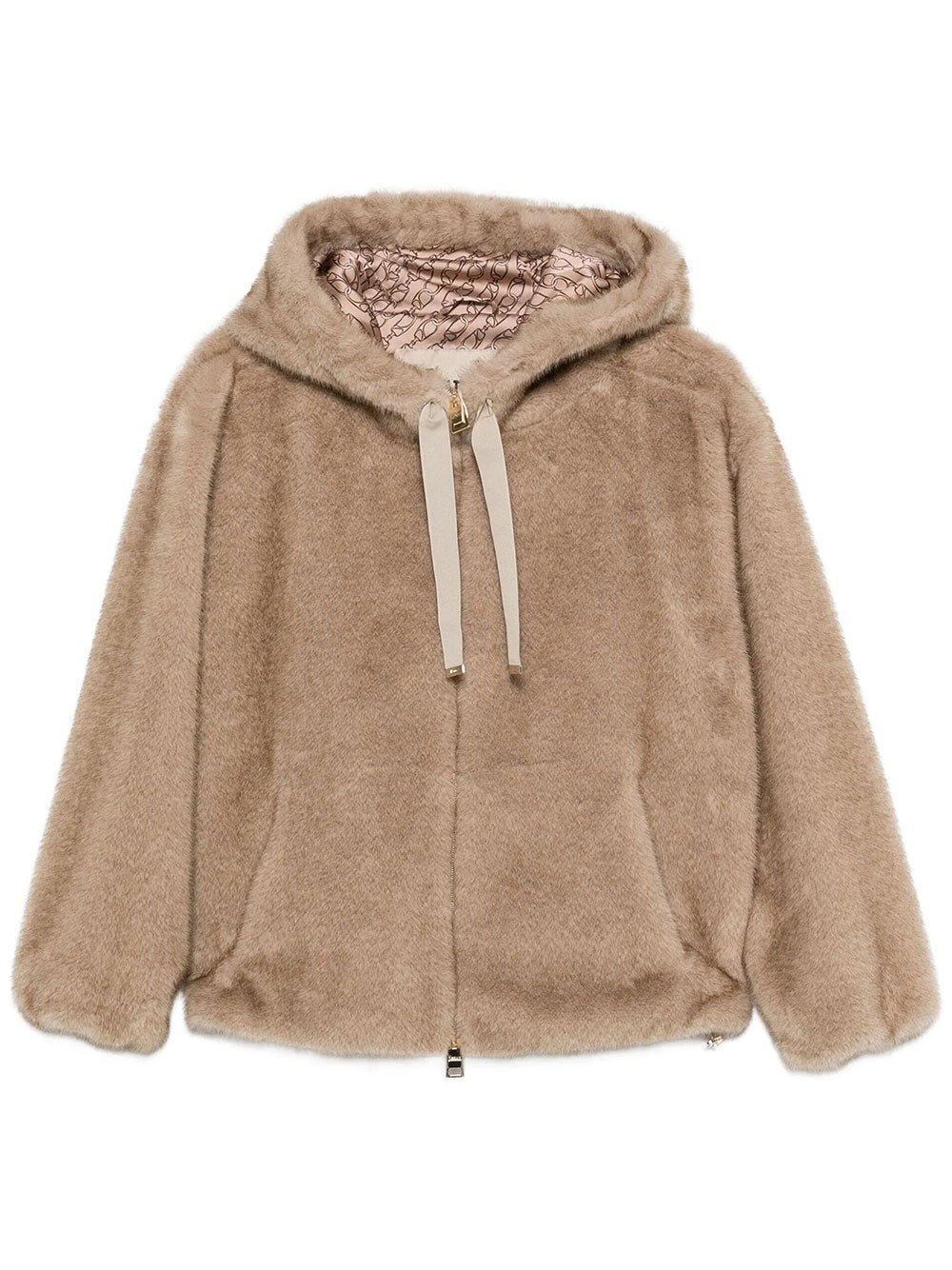 Herno Women Soft Faux-Fur Hooded Jacket HERNO