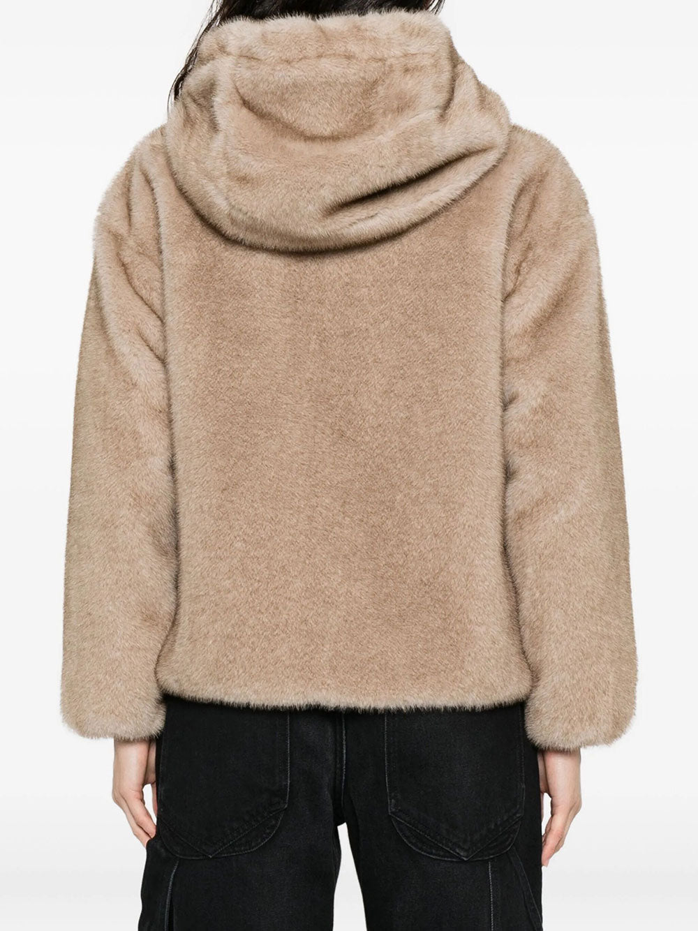 Herno Women Soft Faux-Fur Hooded Jacket HERNO