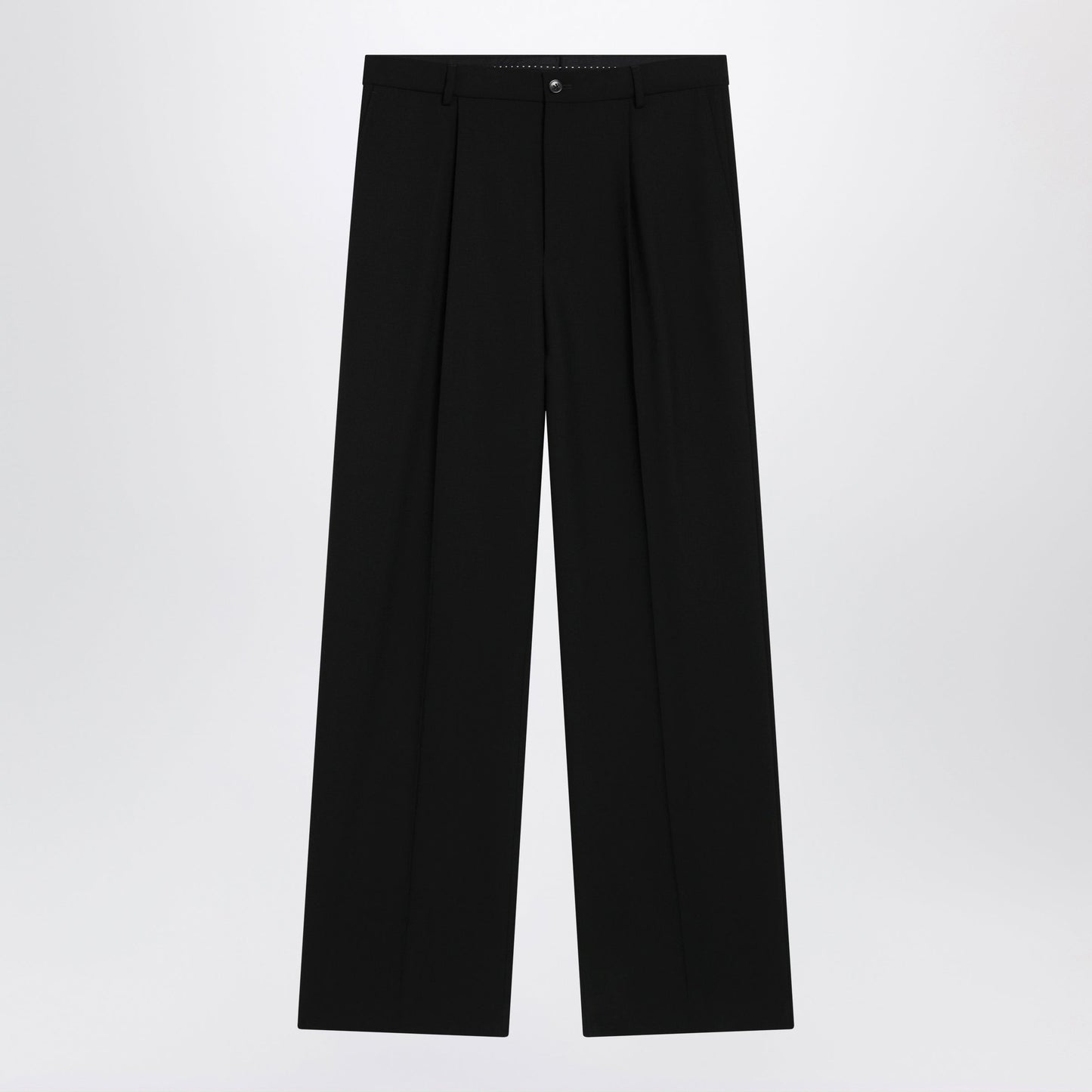 Dries Van Noten Penrud Black Wool Trousers Men DRIES VAN NOTEN