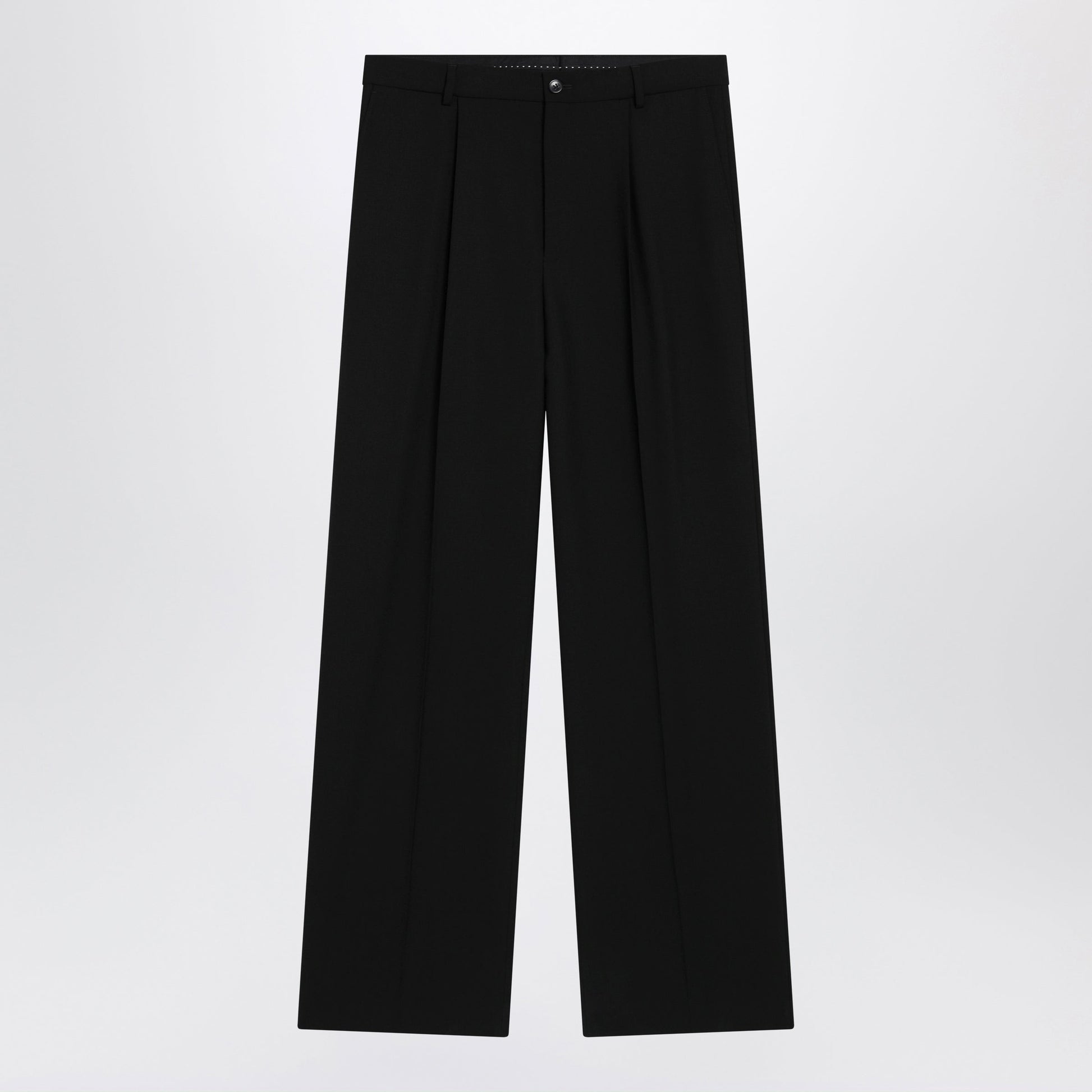 Dries Van Noten Penrud Black Wool Trousers Men DRIES VAN NOTEN