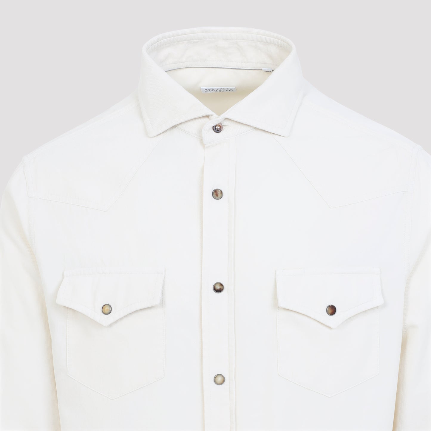 Brunello Cuccinelli Leisure Fit Western Shirt Men BRUNELLO CUCINELLI