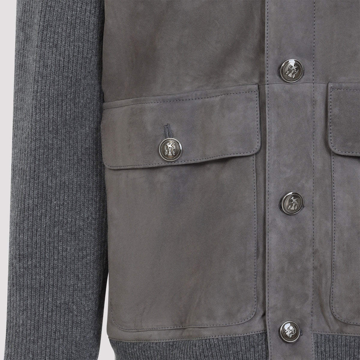Brunello Cucinelli Padded Leatherjacket Men BRUNELLO CUCINELLI