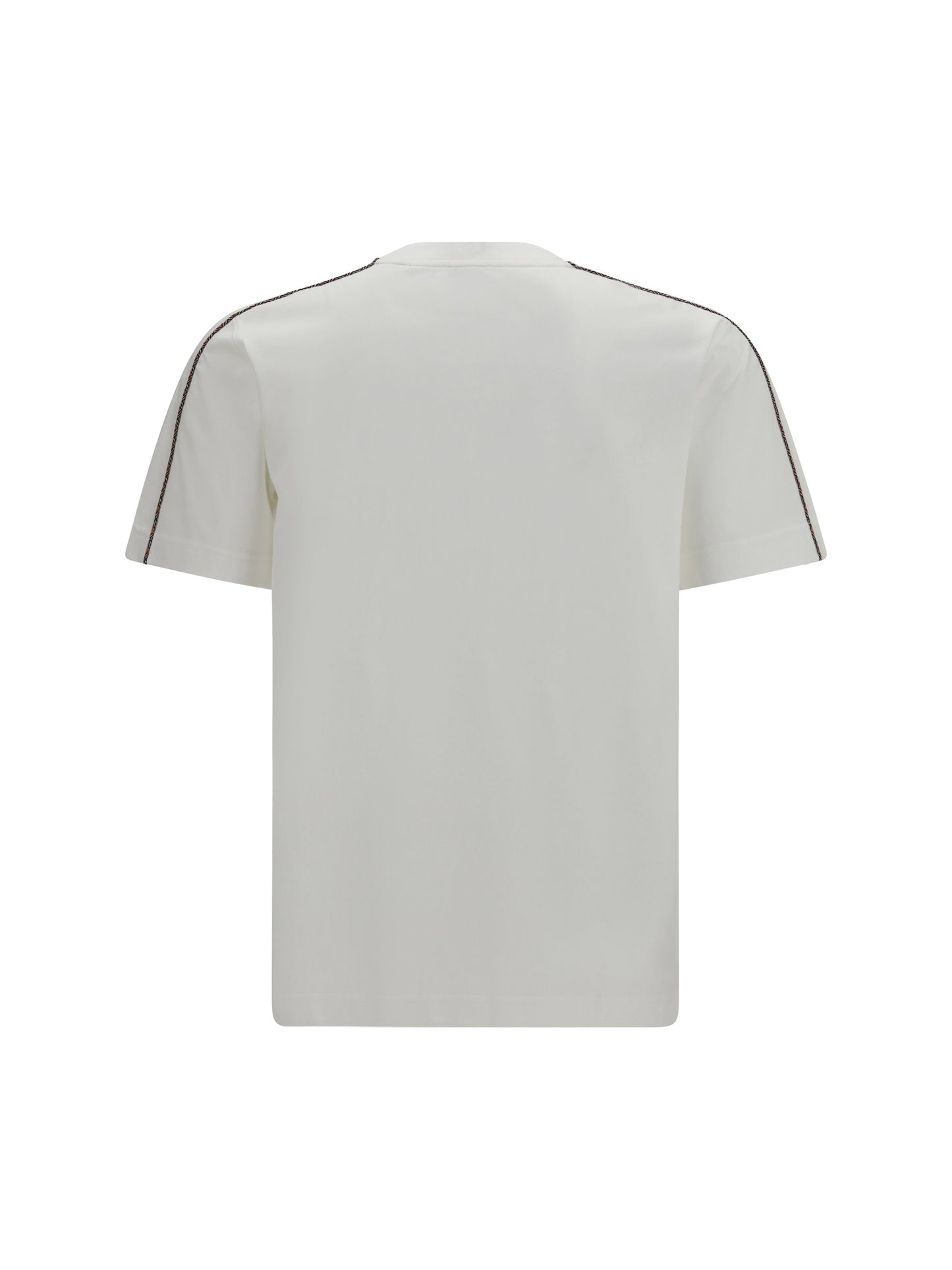Burberry Men Cotton T-Shirt With Embroidered Logo BURBERRY
