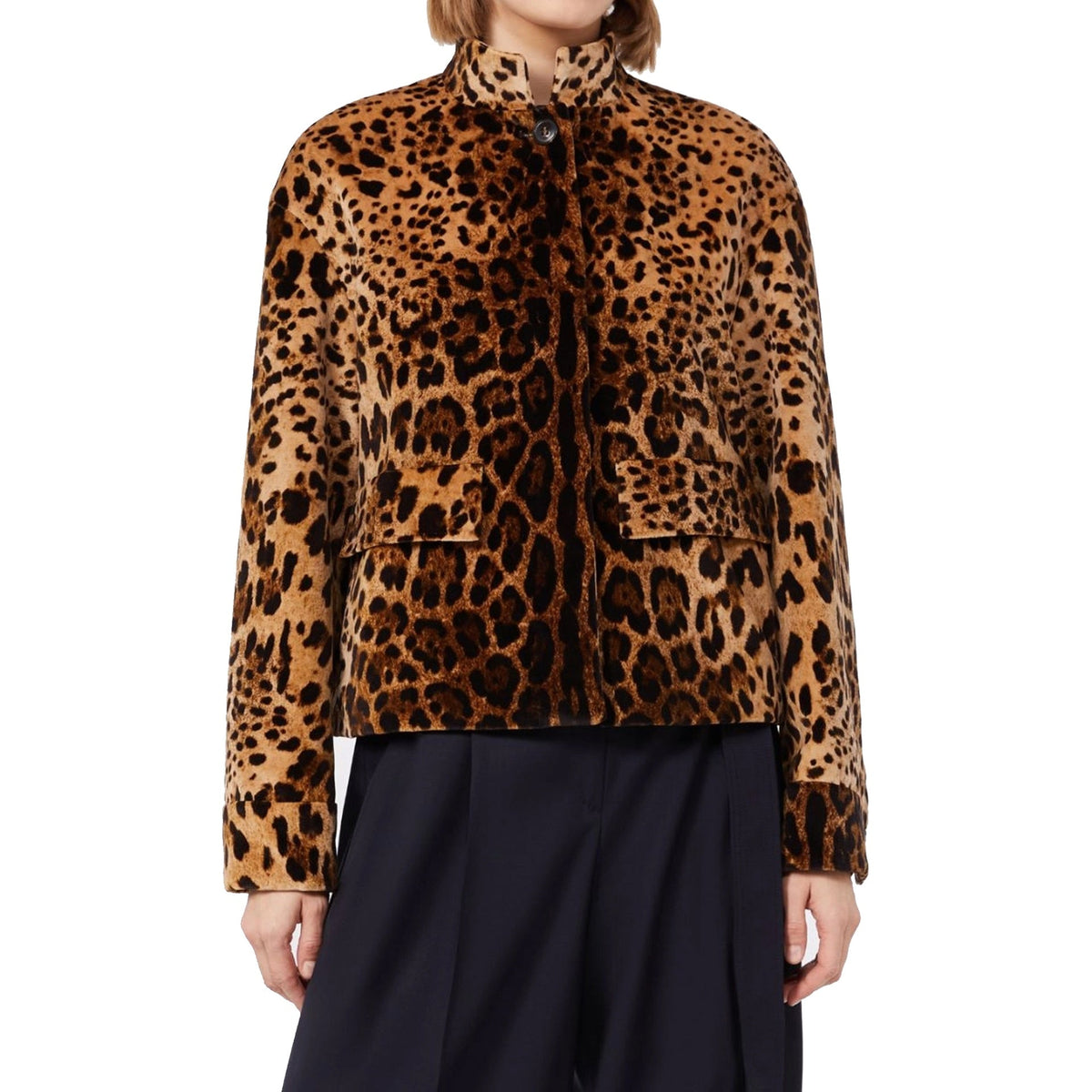 Max Mara Studio Edro Leopard Jacket Women MAX MARA STUDIO