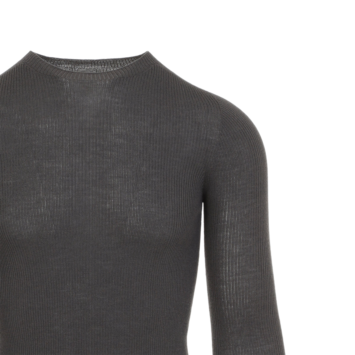 Rick Owens Ribbed Round Neck Men RICK OWENS