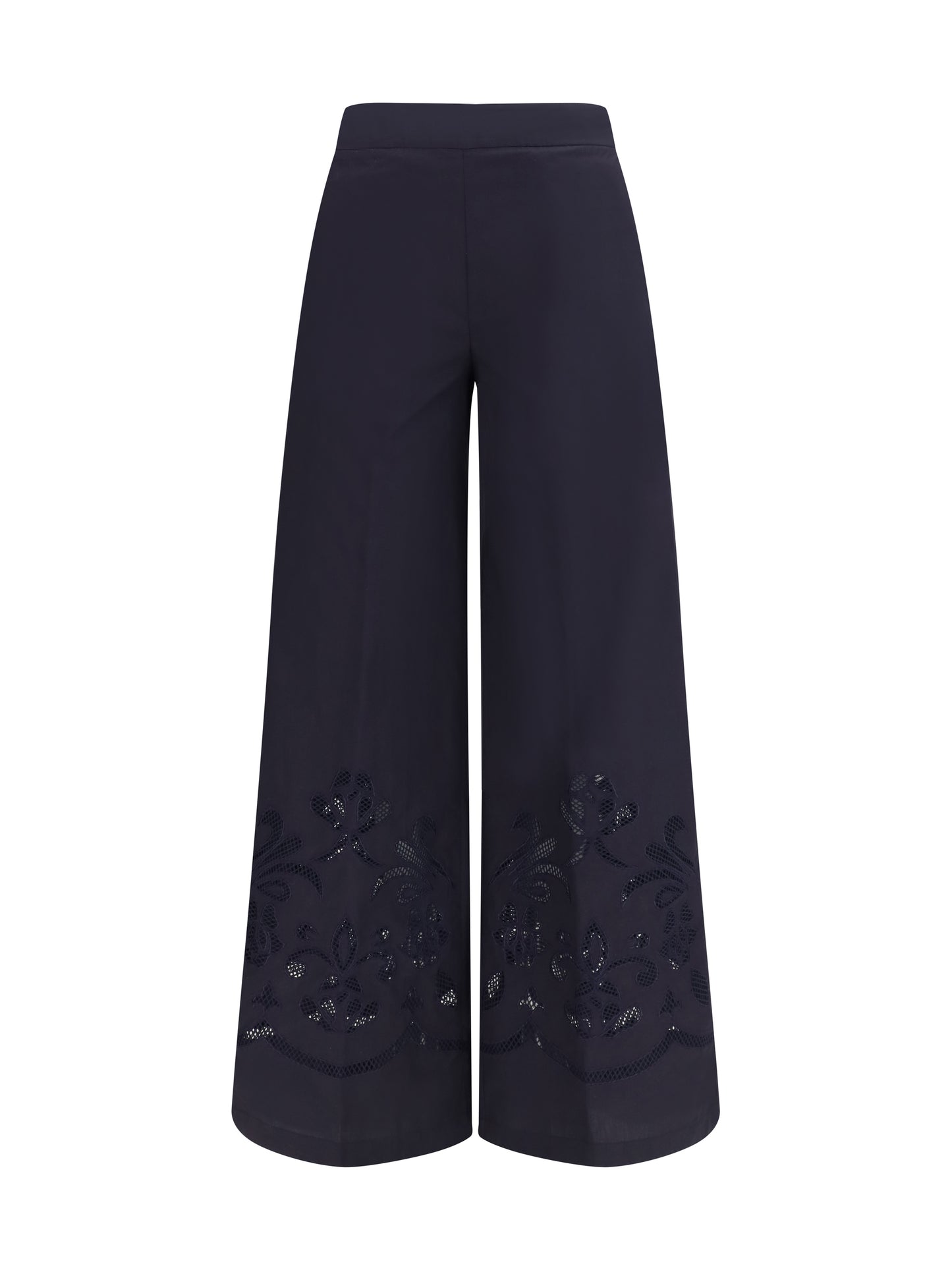 Forte_Forte Women Embroidered Cotton Pants FORTE FORTE