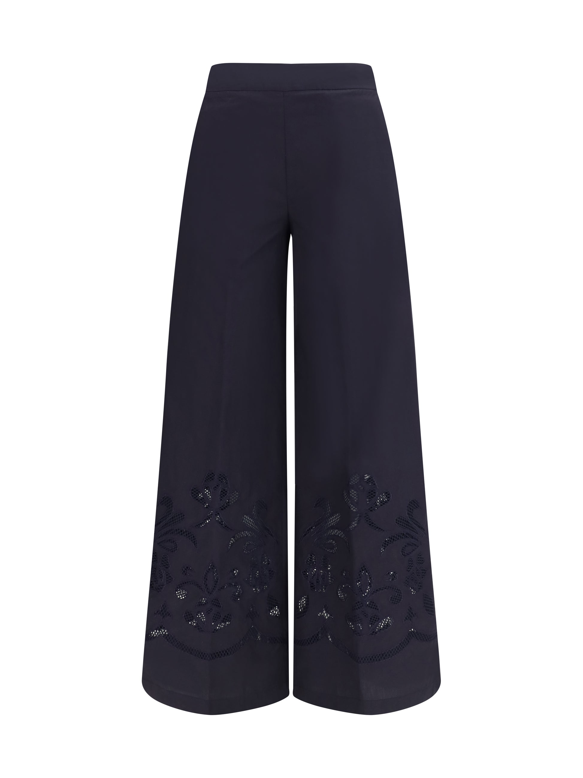 Forte_Forte Women Embroidered Cotton Pants FORTE FORTE