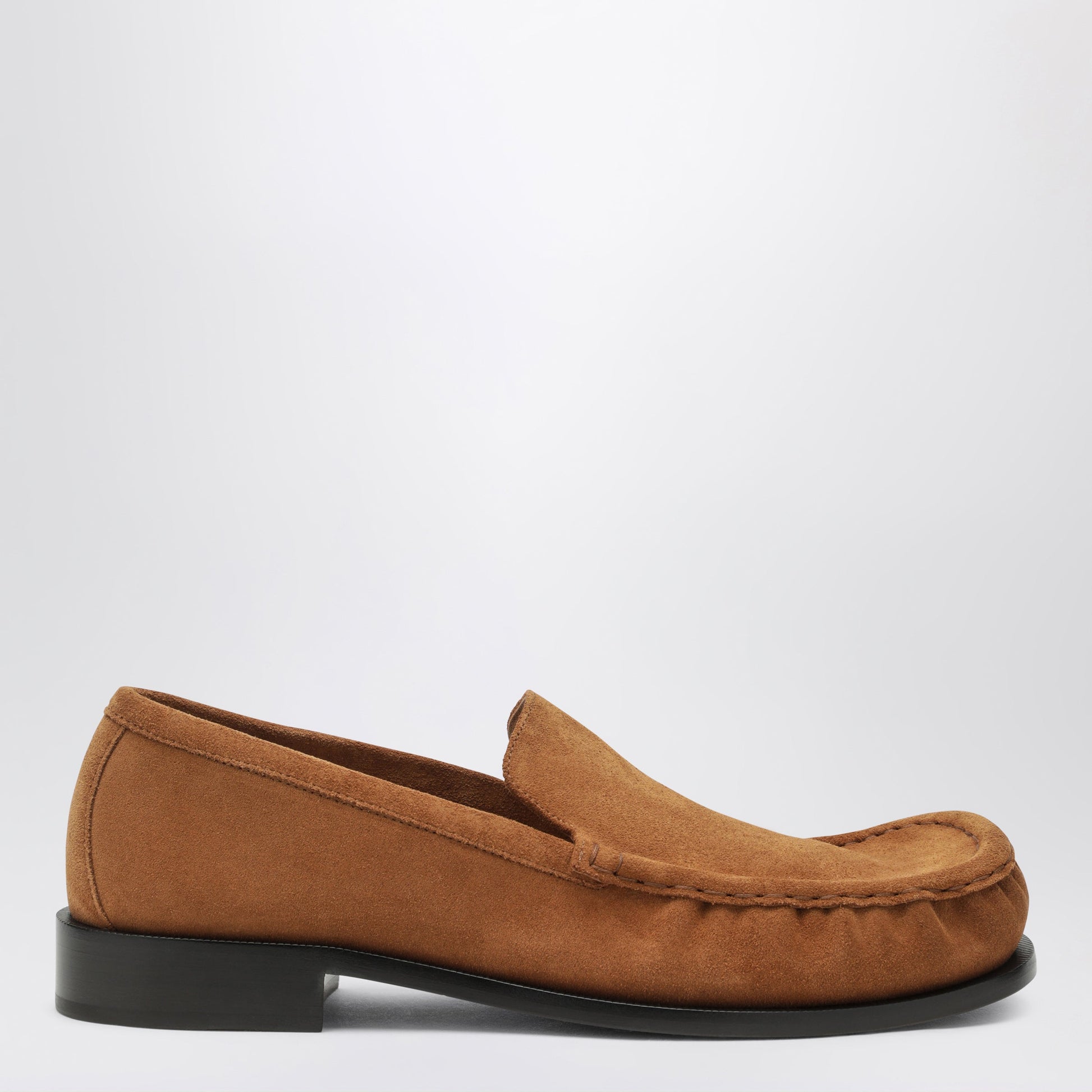 Dries Van Noten Brown Suede Loafers Men DRIES VAN NOTEN